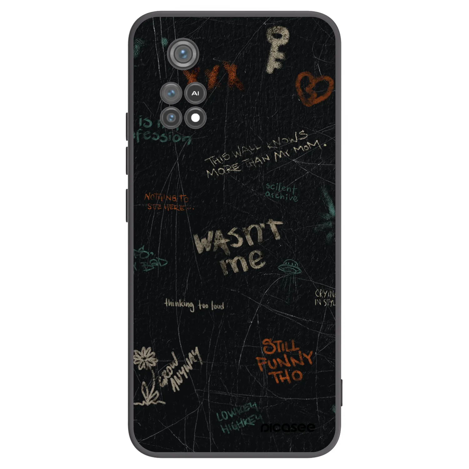 Picasee husă neagră din silicon pentru Xiaomi Poco M4 Pro - CONFESSION