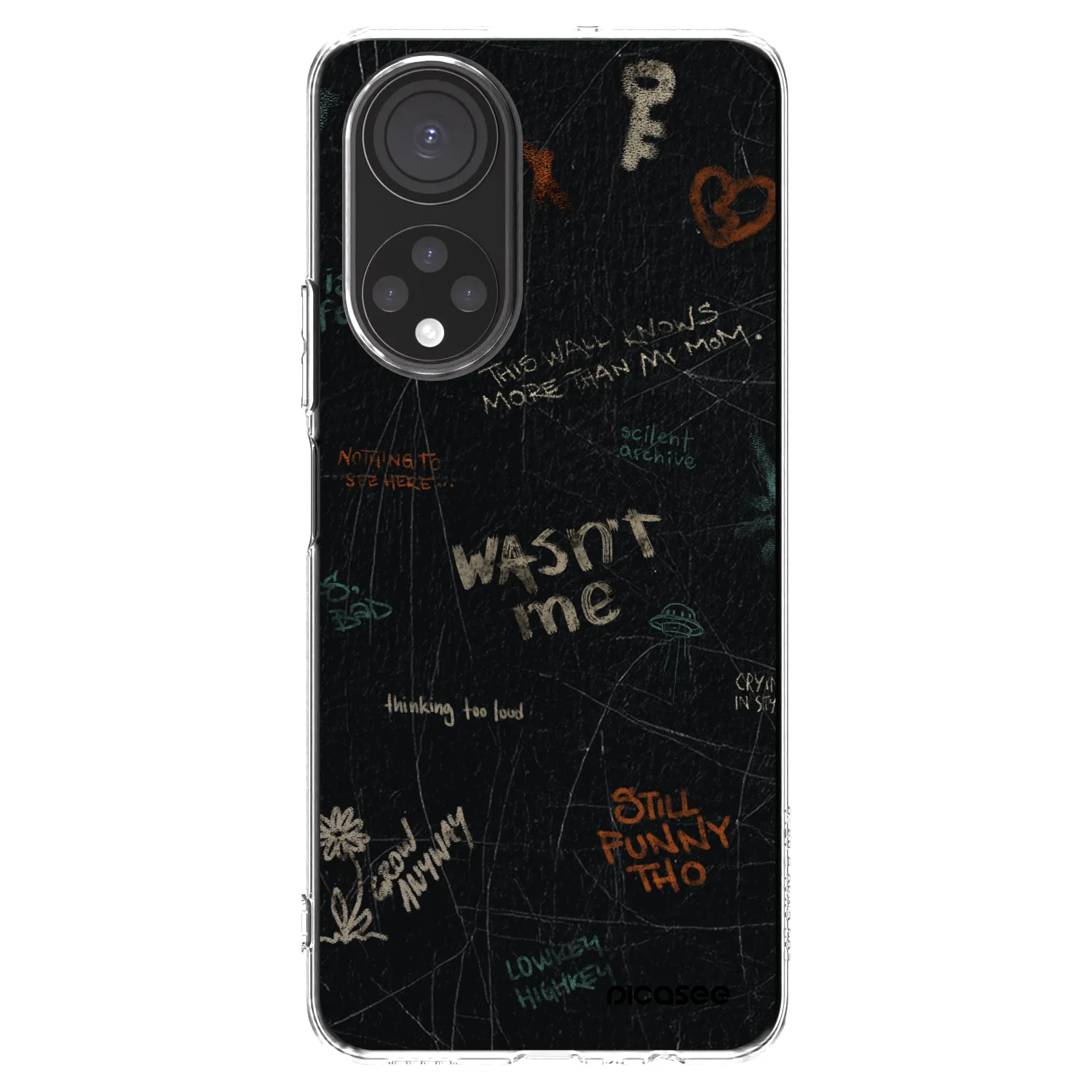 Picasee husă transparentă din silicon pentru Honor X7 - CONFESSION
