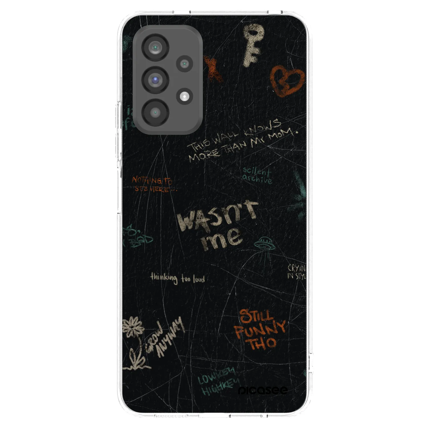 Picasee husă transparentă din silicon pentru Samsung Galaxy A73 5G - CONFESSION