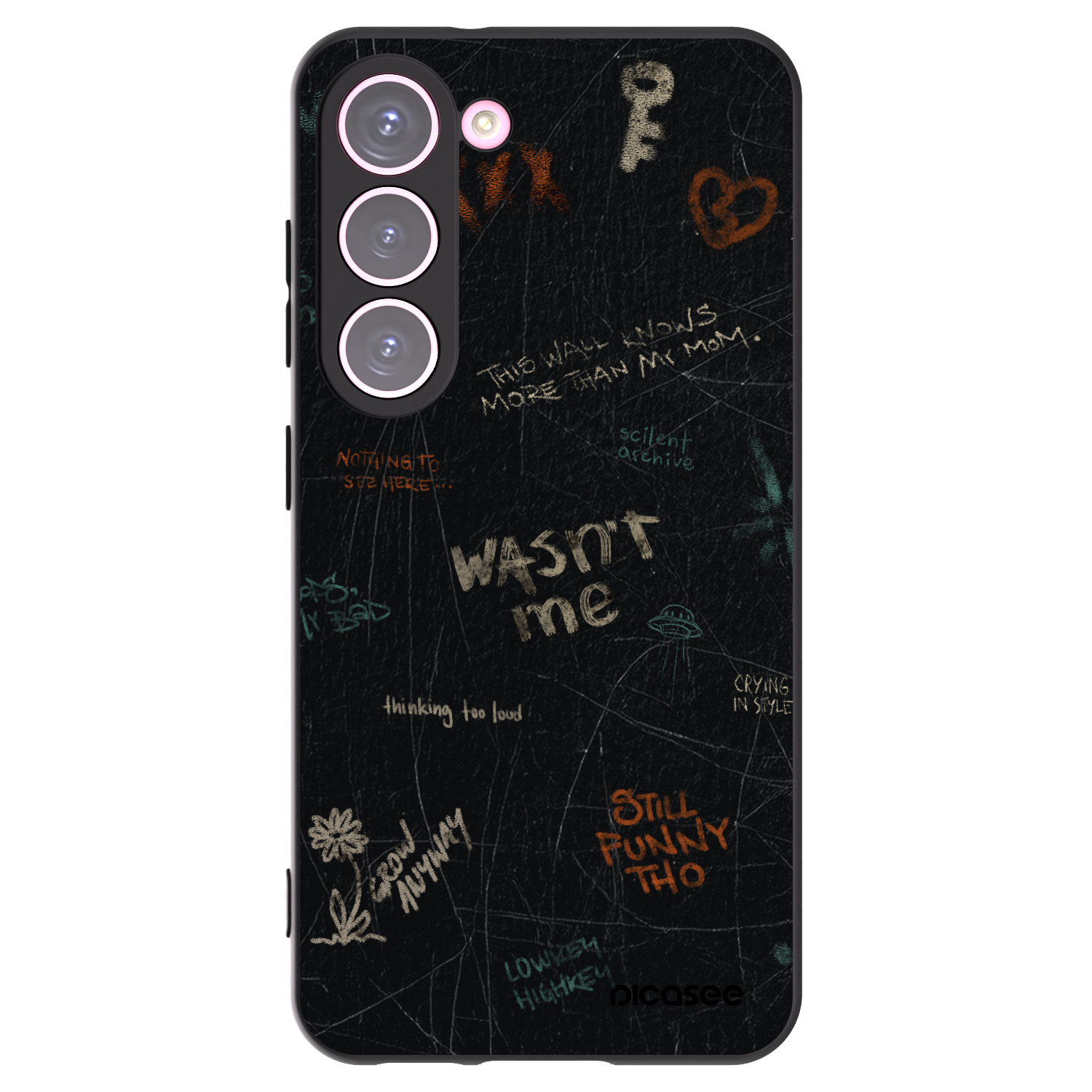 Picasee husă neagră din silicon pentru Samsung Galaxy S23 5G - CONFESSION