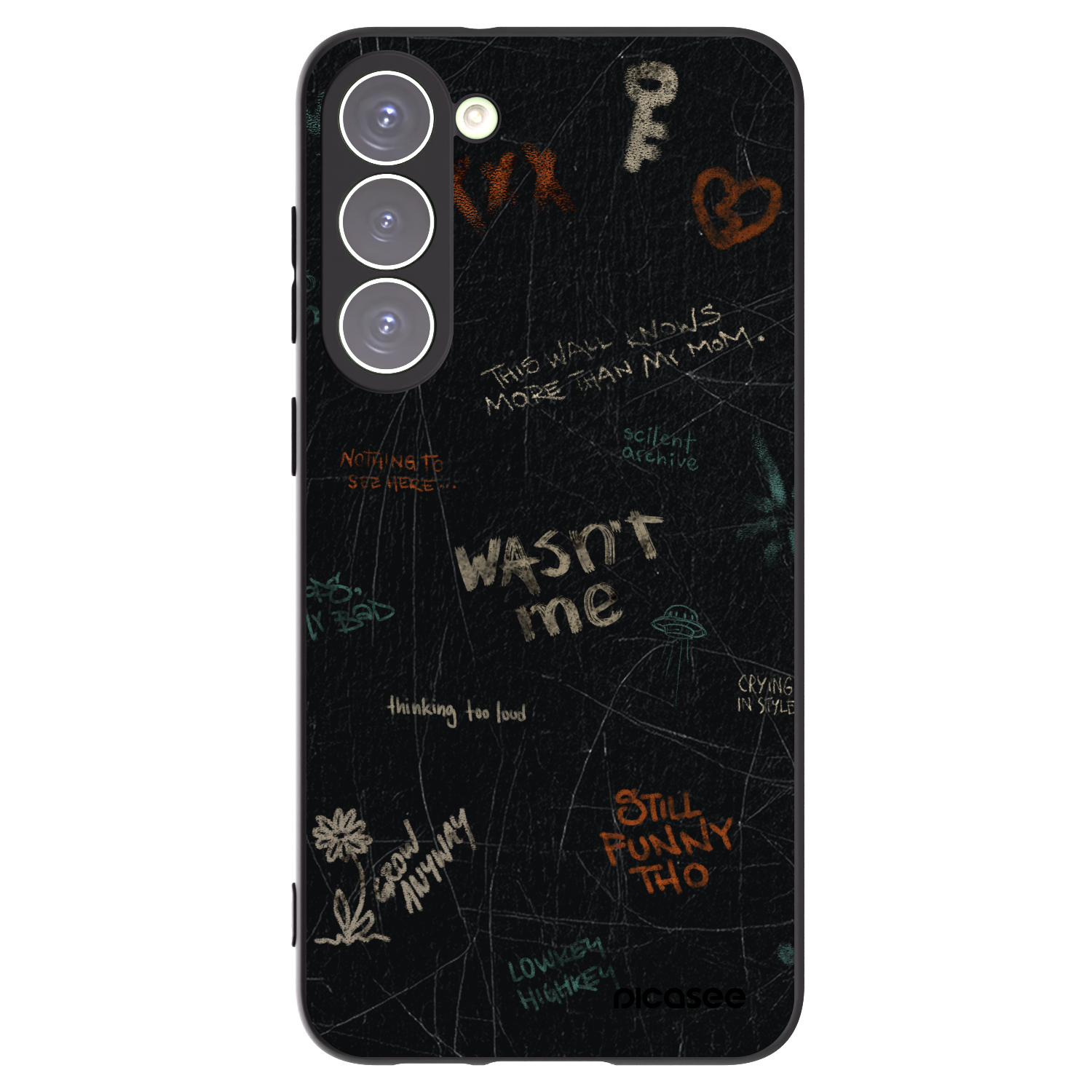 Picasee husă neagră din silicon pentru Samsung Galaxy S23+ 5G - CONFESSION