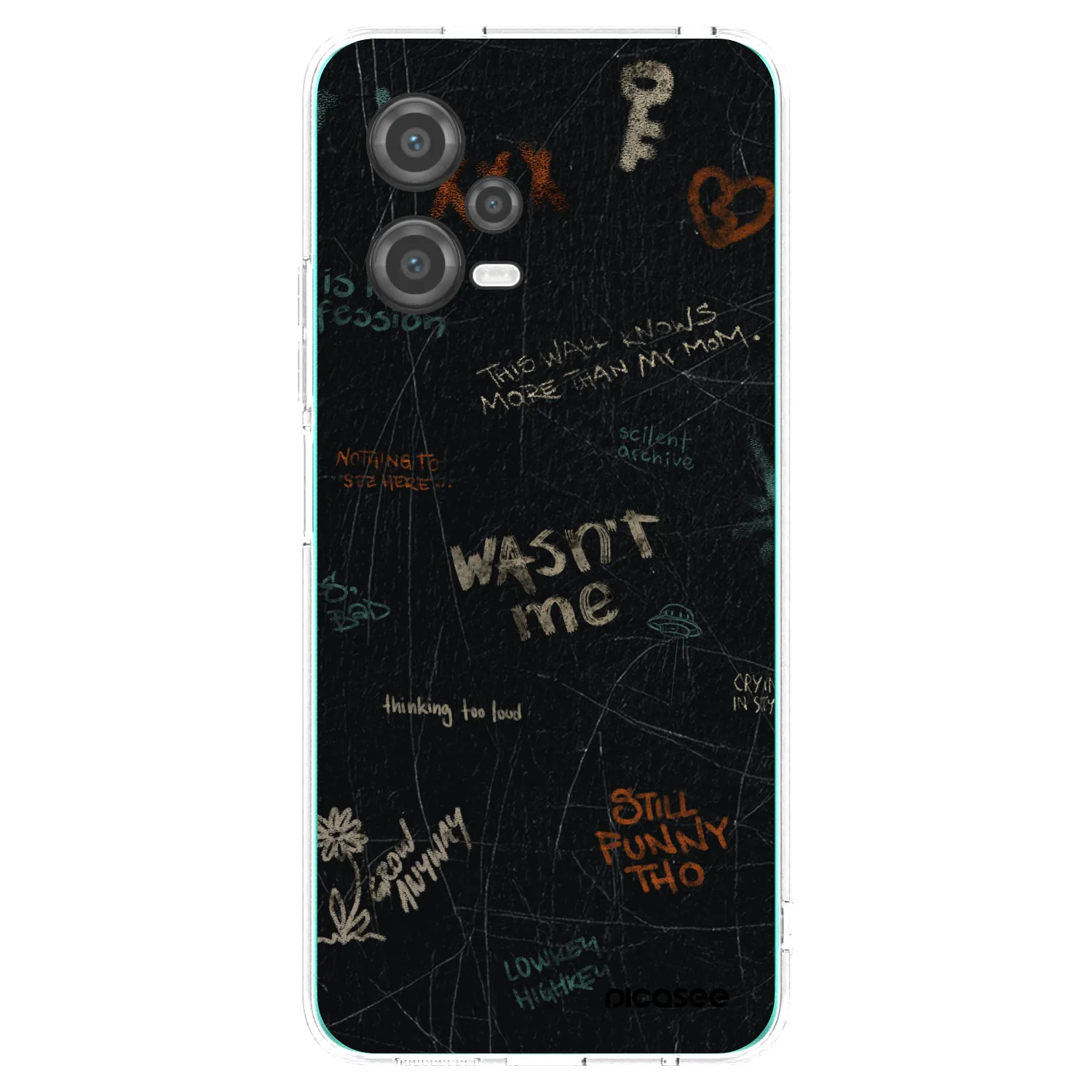 Picasee husă transparentă din silicon pentru Xiaomi Poco X5 - CONFESSION