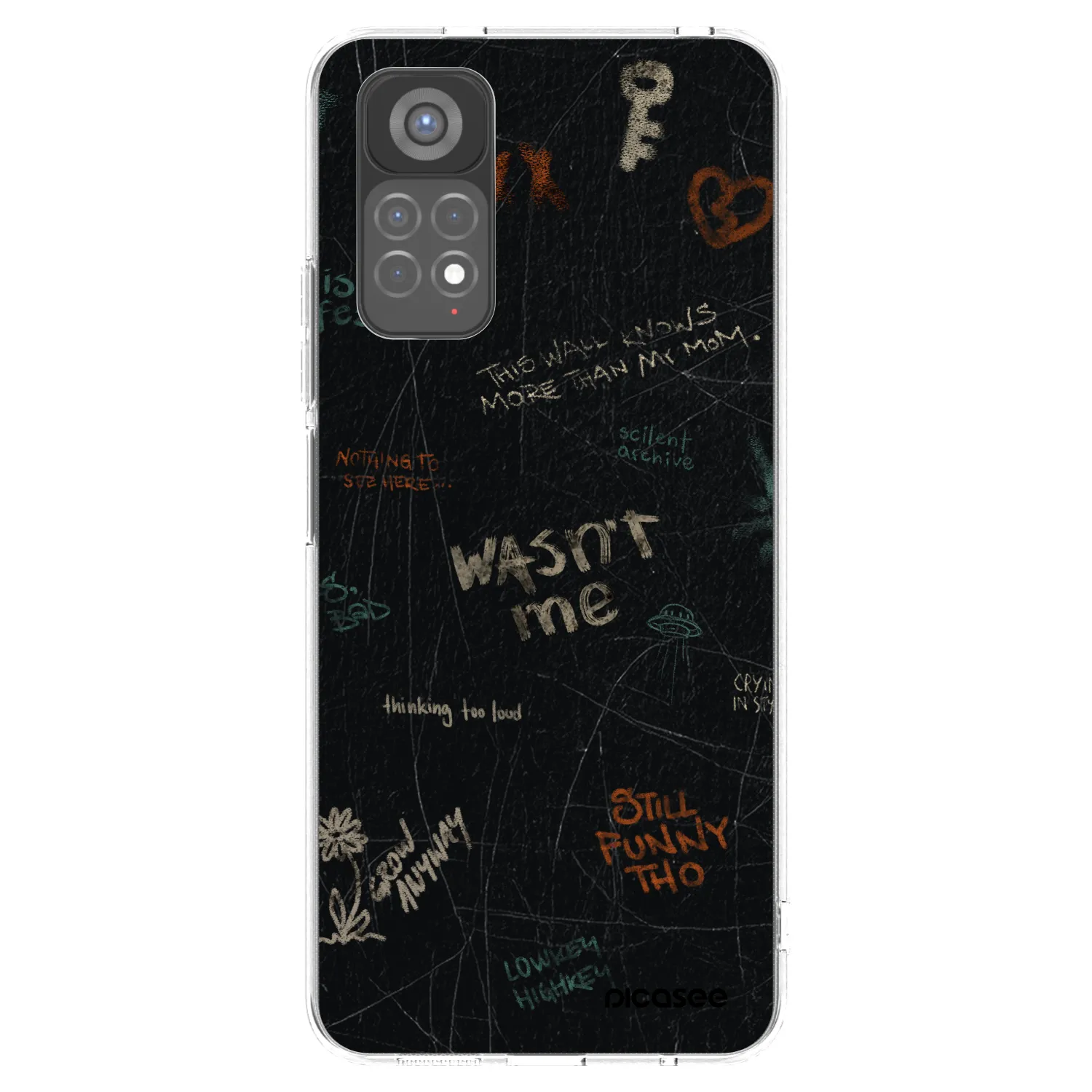 Picasee husă transparentă din silicon pentru Xiaomi Redmi Note 11S 5G - CONFESSION