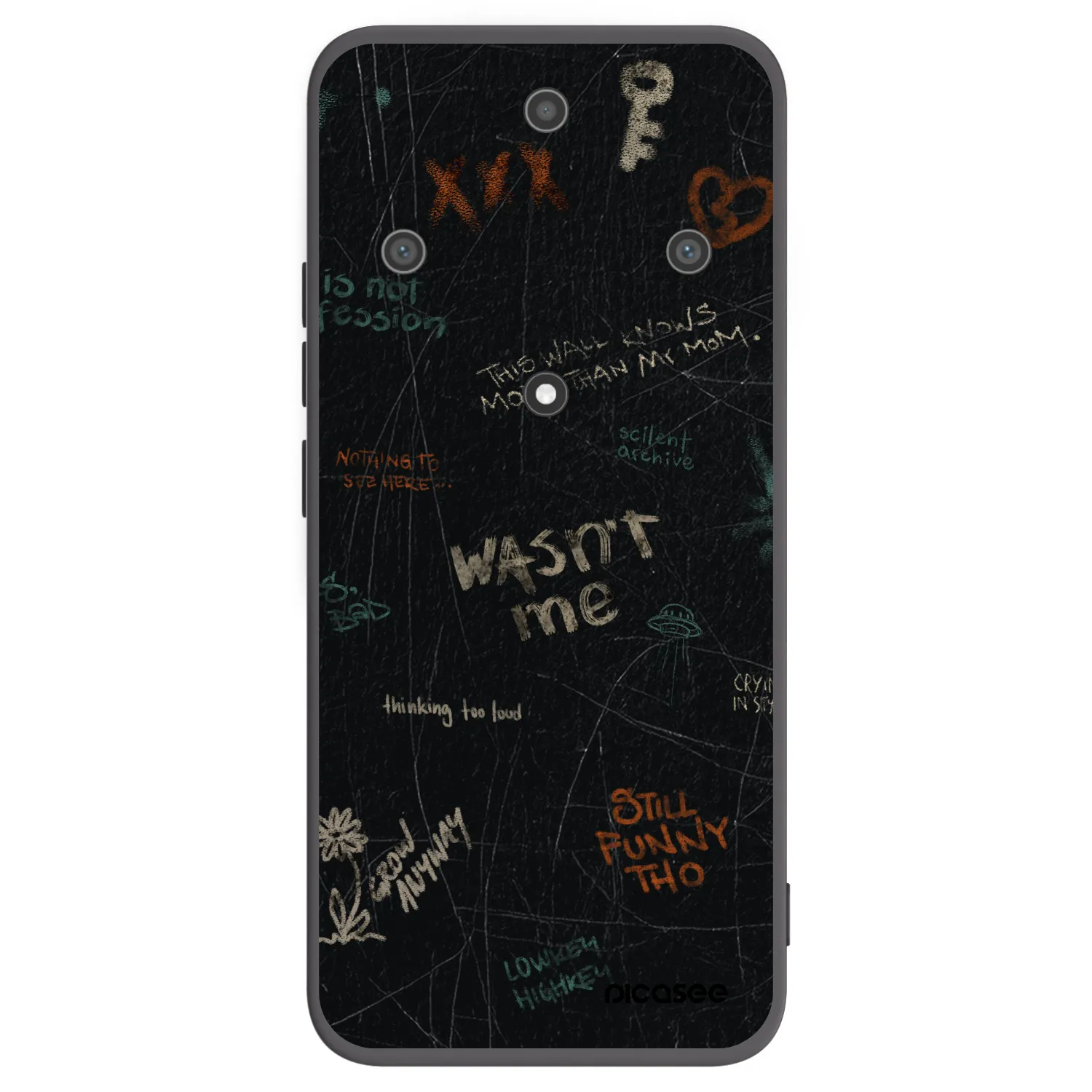 Picasee husă neagră din silicon pentru Honor Magic5 Lite 5G - CONFESSION