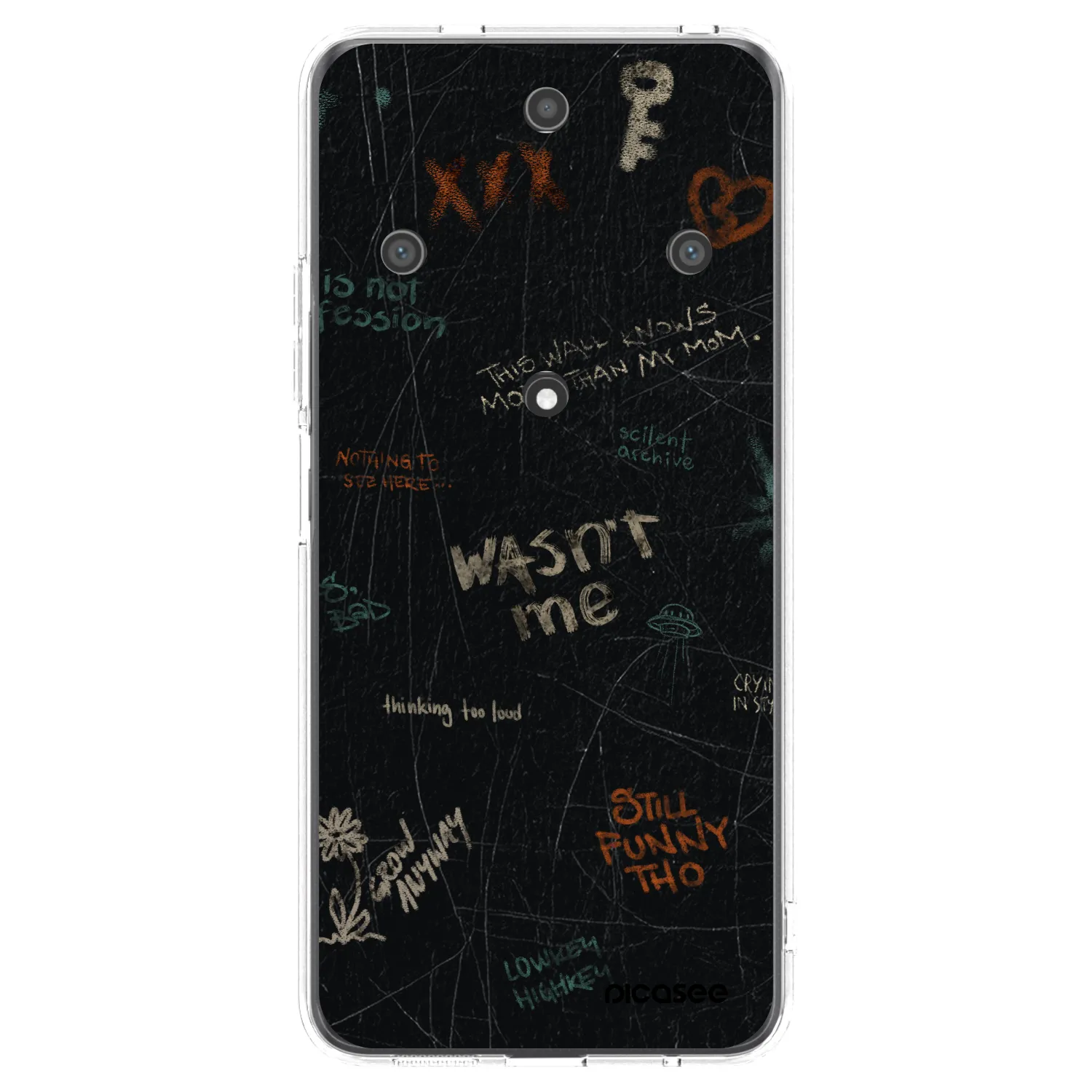 Picasee husă transparentă din silicon pentru Honor Magic5 Lite 5G - CONFESSION