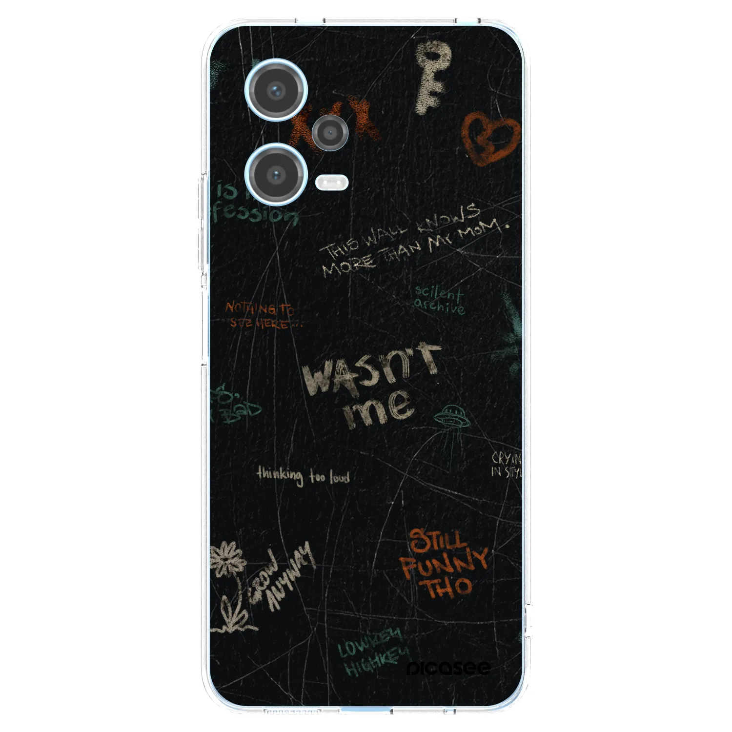 Picasee husă transparentă din silicon pentru Xiaomi Redmi Note 12 5G - CONFESSION