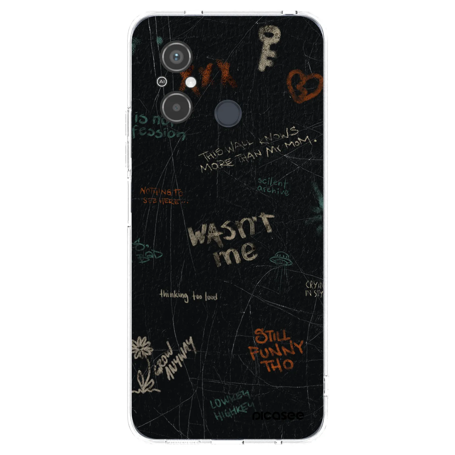 Picasee husă transparentă din silicon pentru Xiaomi Redmi 12C - CONFESSION