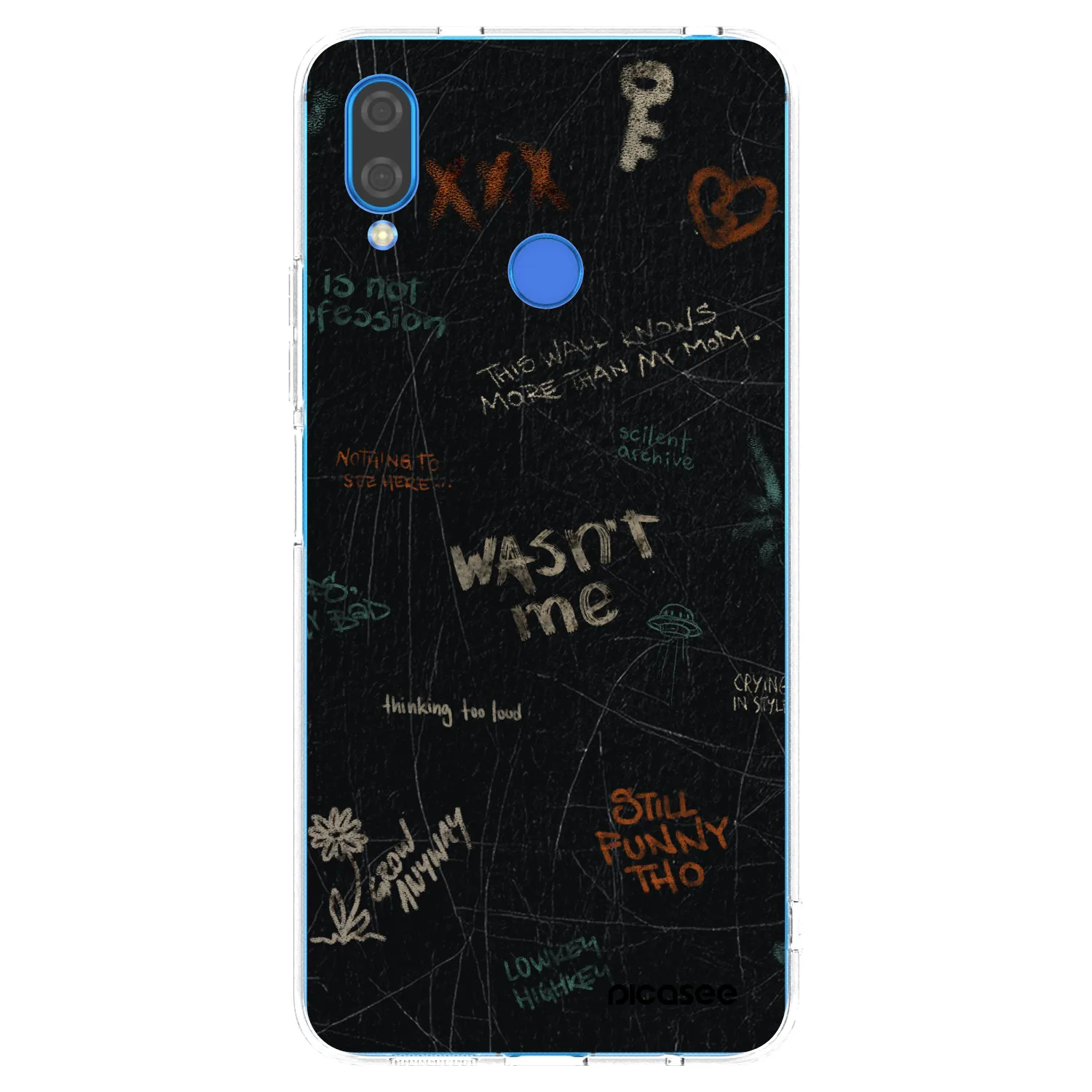 Picasee husă transparentă din silicon pentru Huawei Nova 3i - CONFESSION