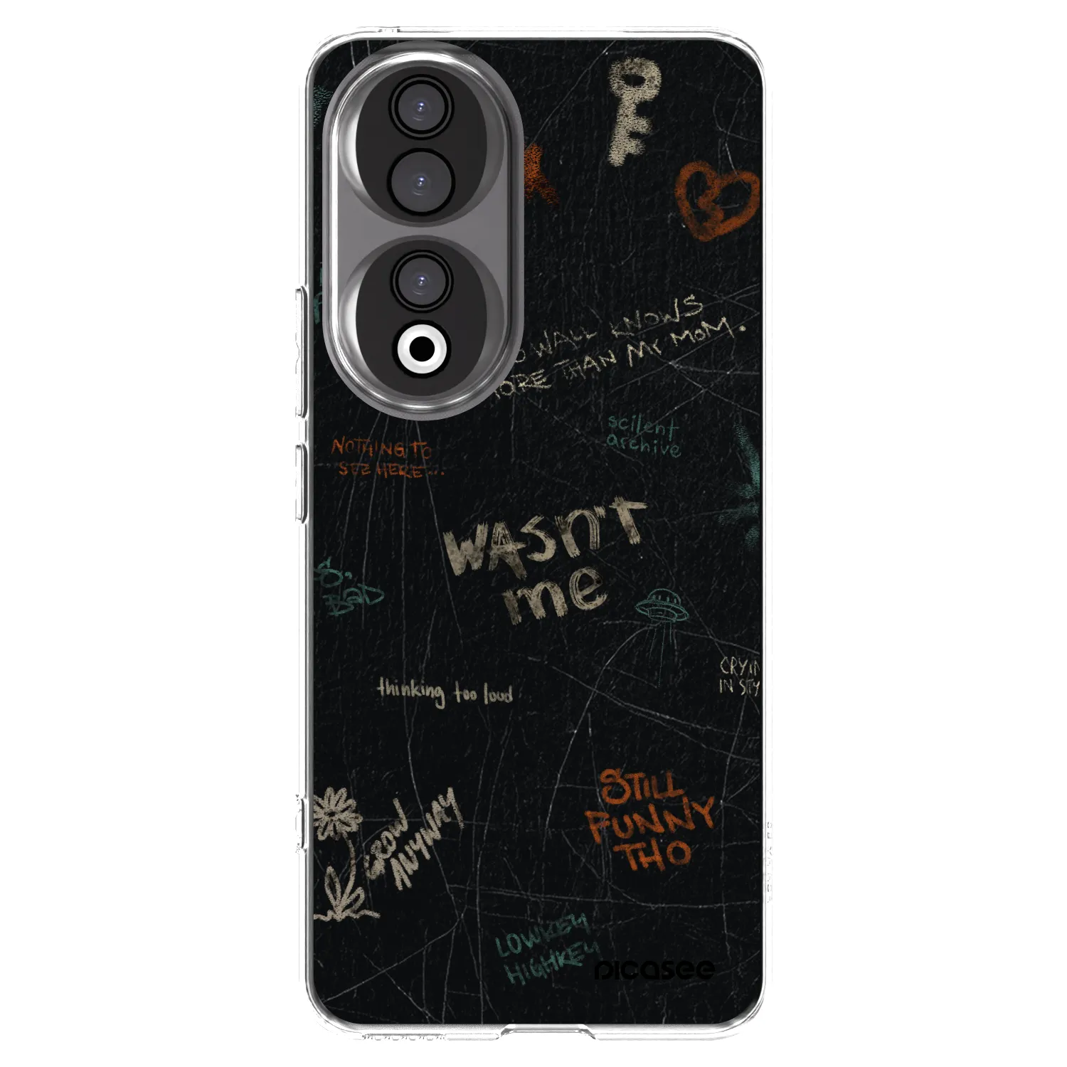 Picasee husă transparentă din silicon pentru Honor 90 5G - CONFESSION