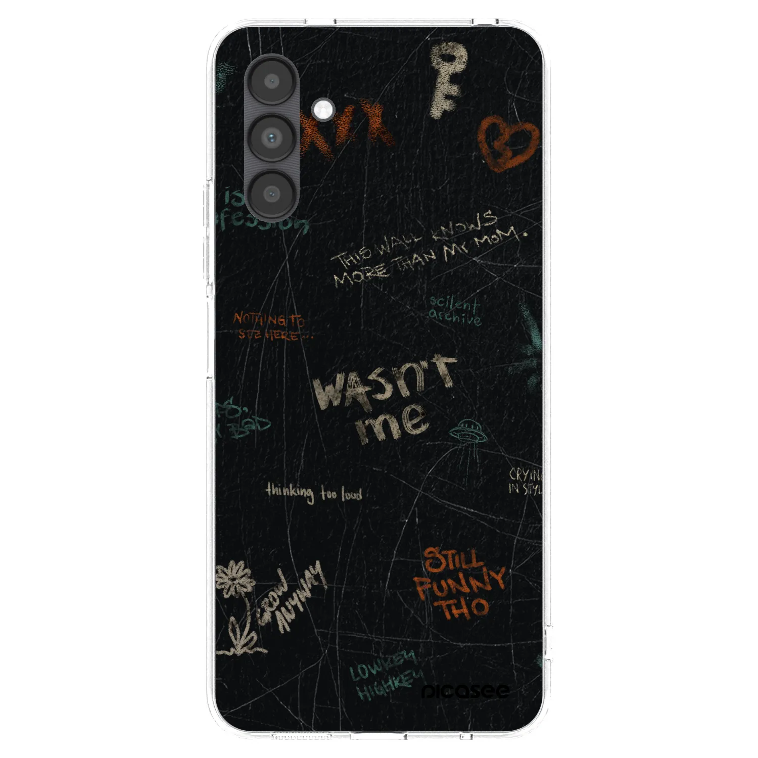 Picasee husă transparentă din silicon pentru Samsung Galaxy A04s A047F - CONFESSION