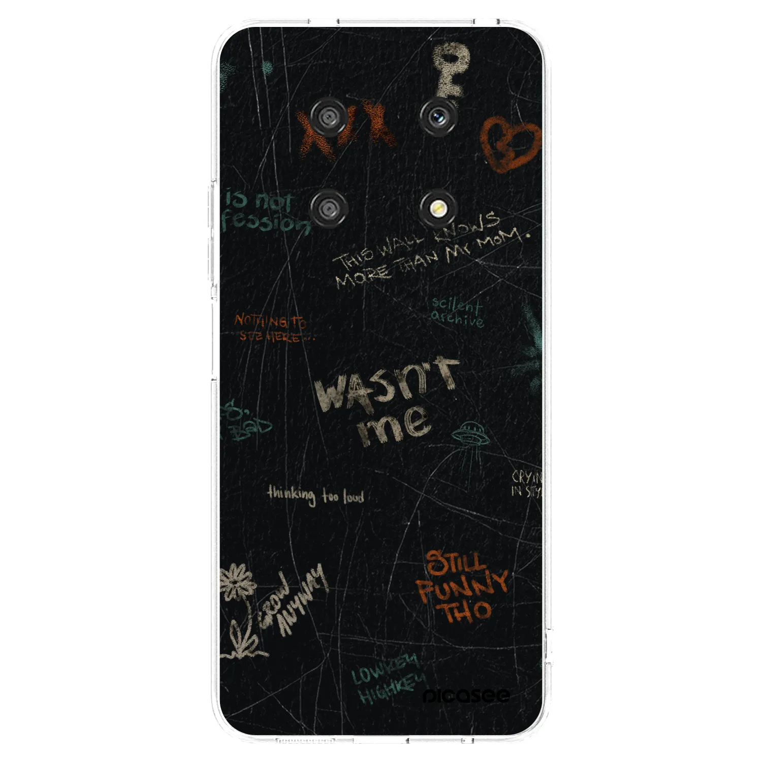 Picasee husă transparentă din silicon pentru Honor Magic4 Lite 5G - CONFESSION