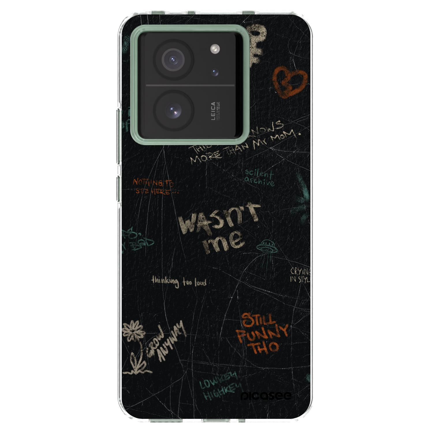 Picasee husă transparentă din silicon pentru Xiaomi 13T Pro - CONFESSION