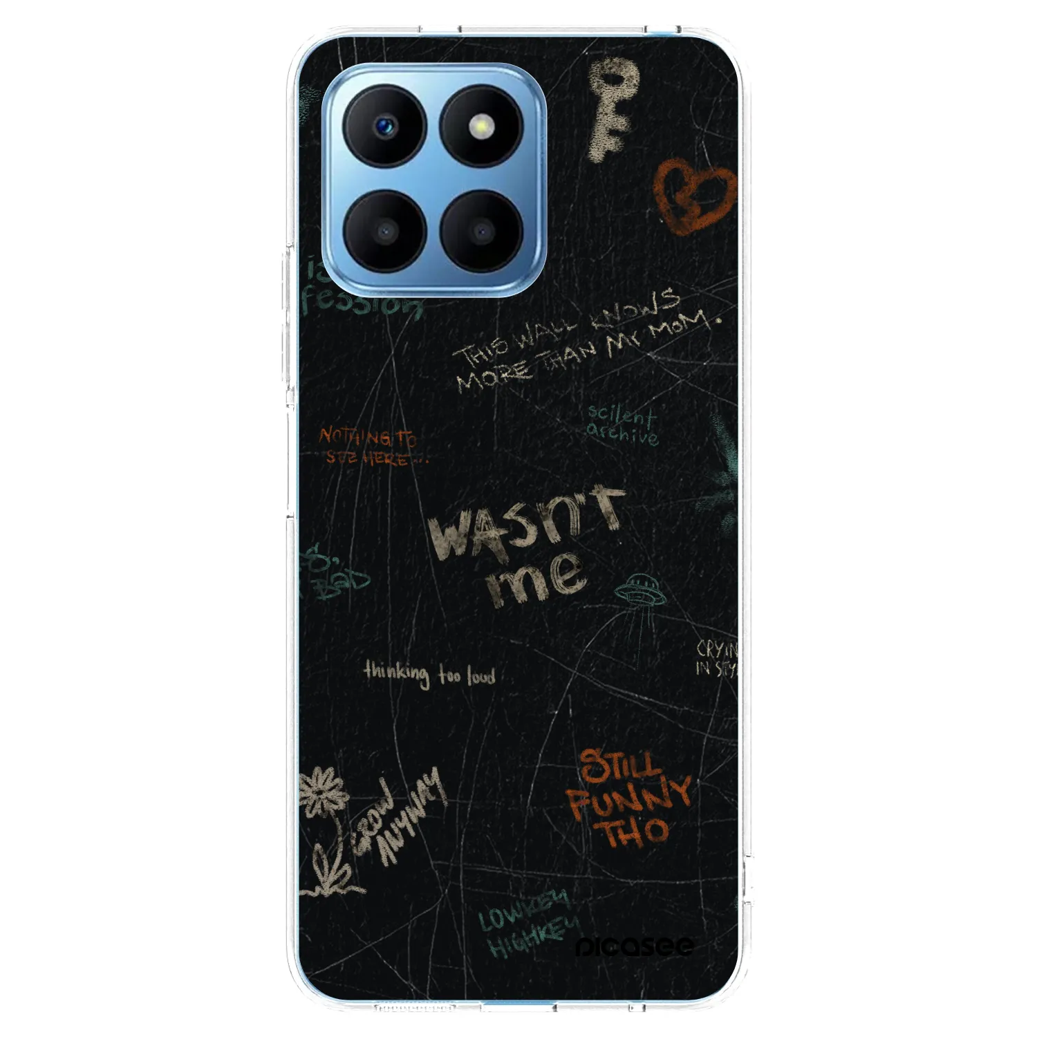 Picasee husă transparentă din silicon pentru Honor 70 Lite - CONFESSION