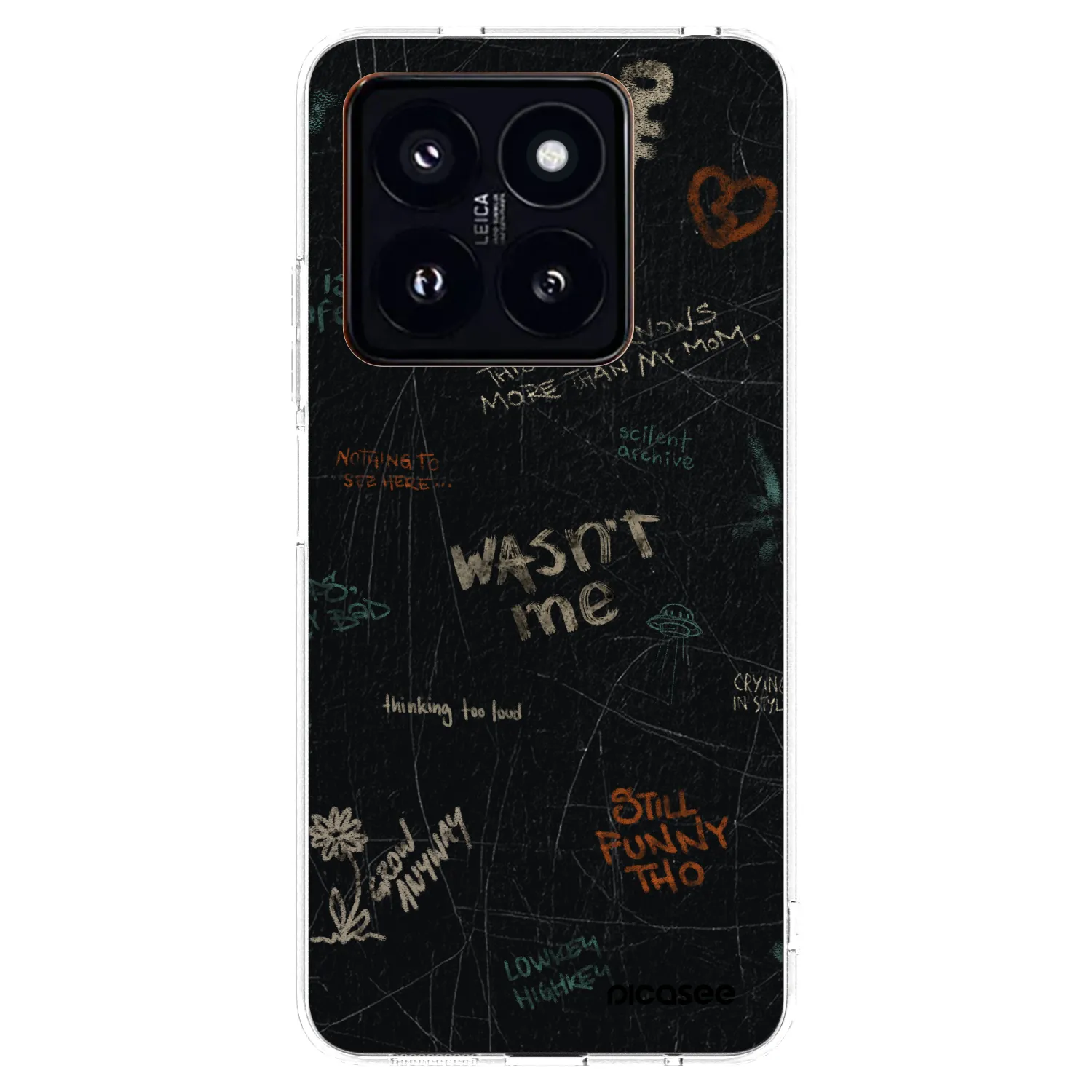 Picasee husă transparentă din silicon pentru Xiaomi 14 Pro - CONFESSION