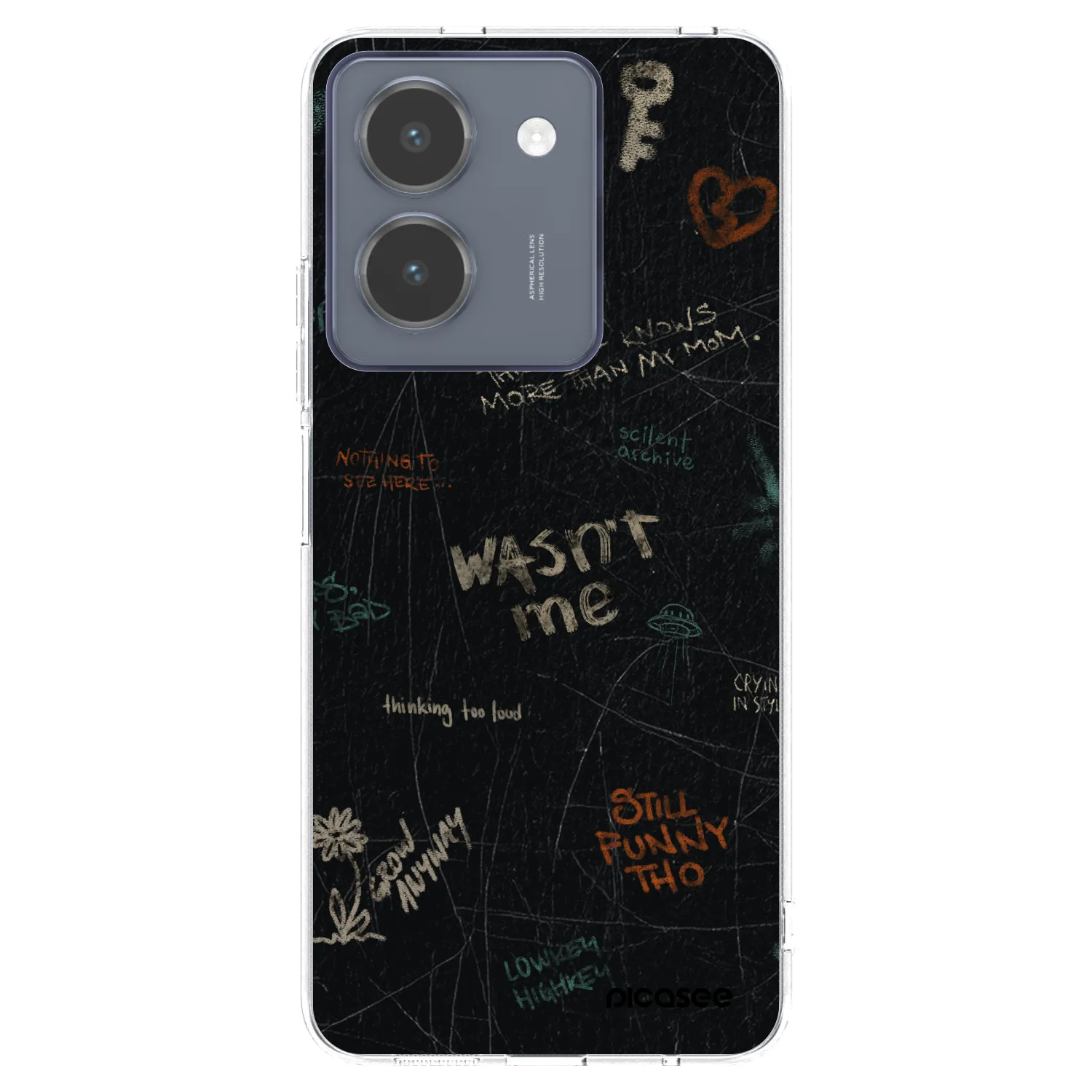 Picasee husă transparentă din silicon pentru Vivo Y36 4G - CONFESSION