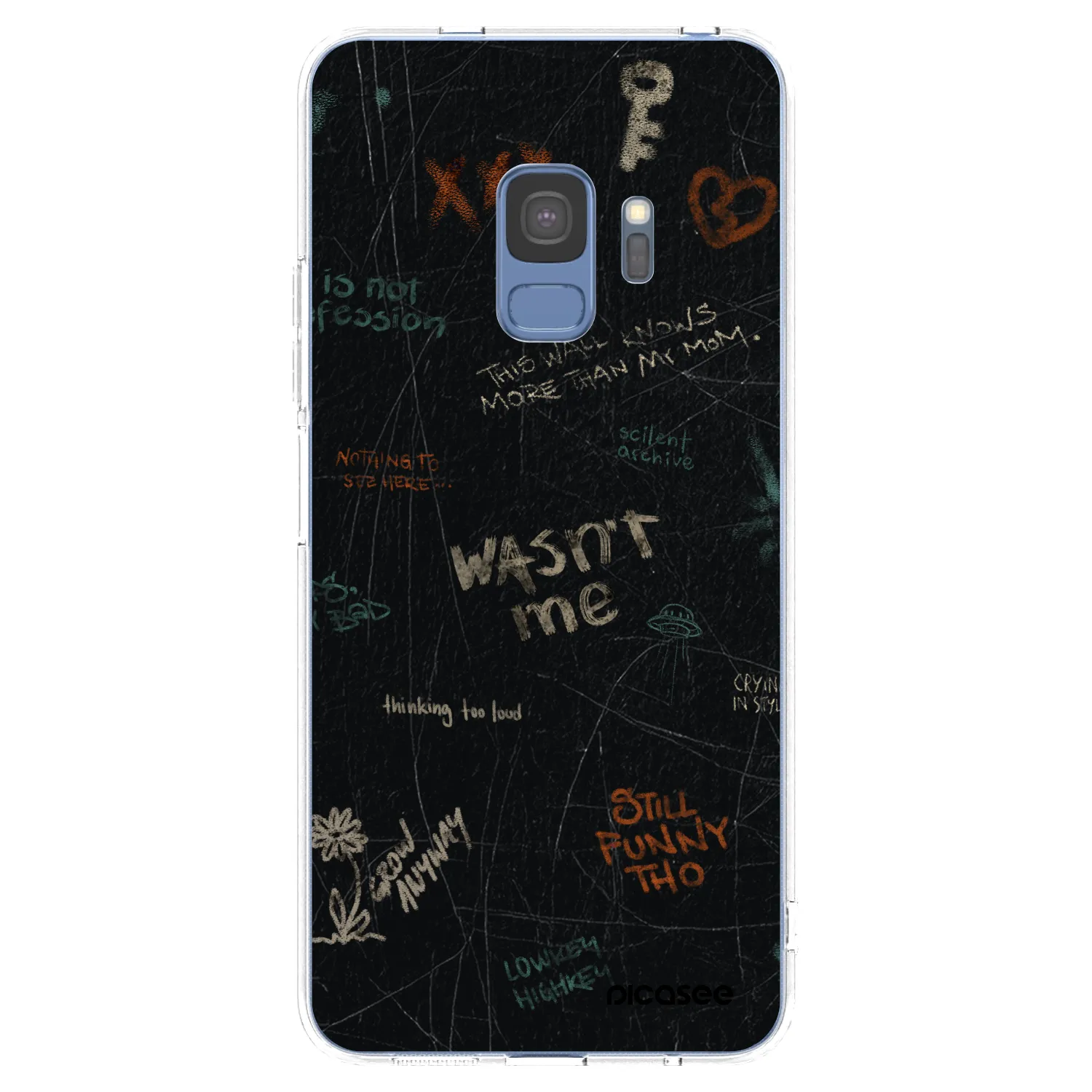 Picasee husă transparentă din silicon pentru Samsung Galaxy S9 G960F - CONFESSION
