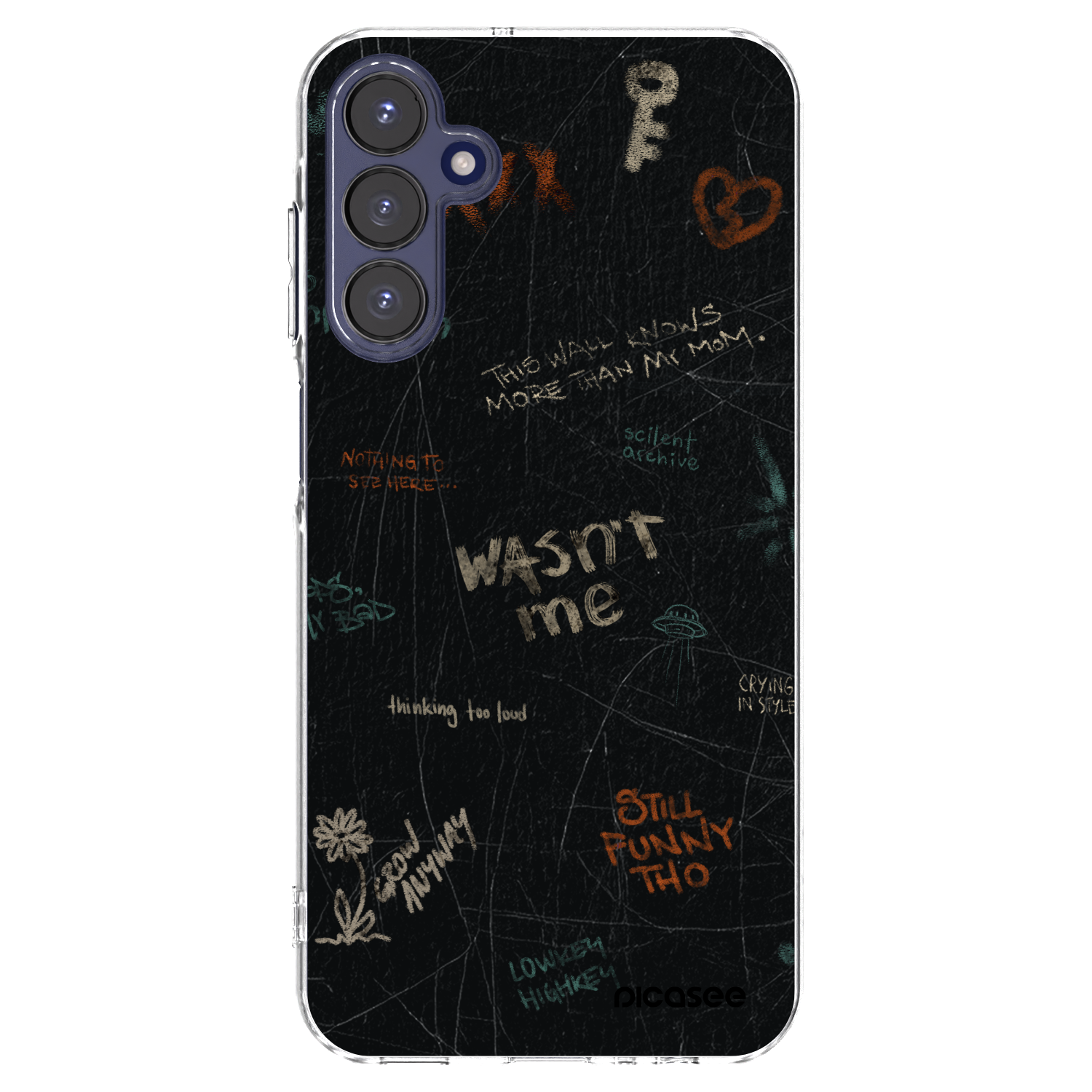 Picasee husă transparentă din silicon pentru Samsung Galaxy A15 A155F 4G - CONFESSION