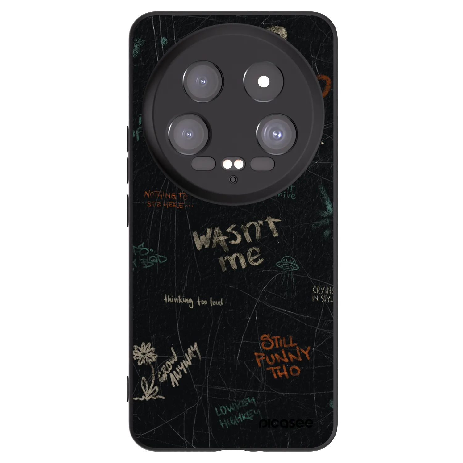 Picasee husă neagră din silicon pentru Xiaomi 14 Ultra - CONFESSION