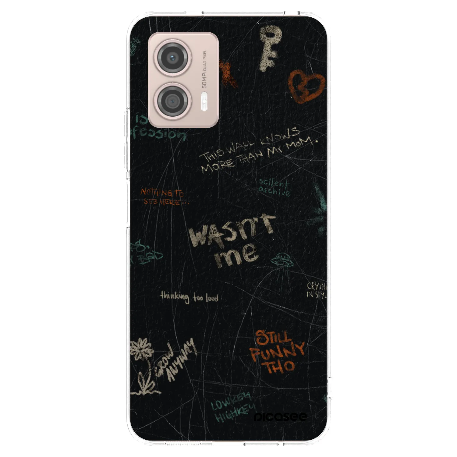 Picasee husă transparentă din silicon pentru Motorola Moto G53 5G - CONFESSION