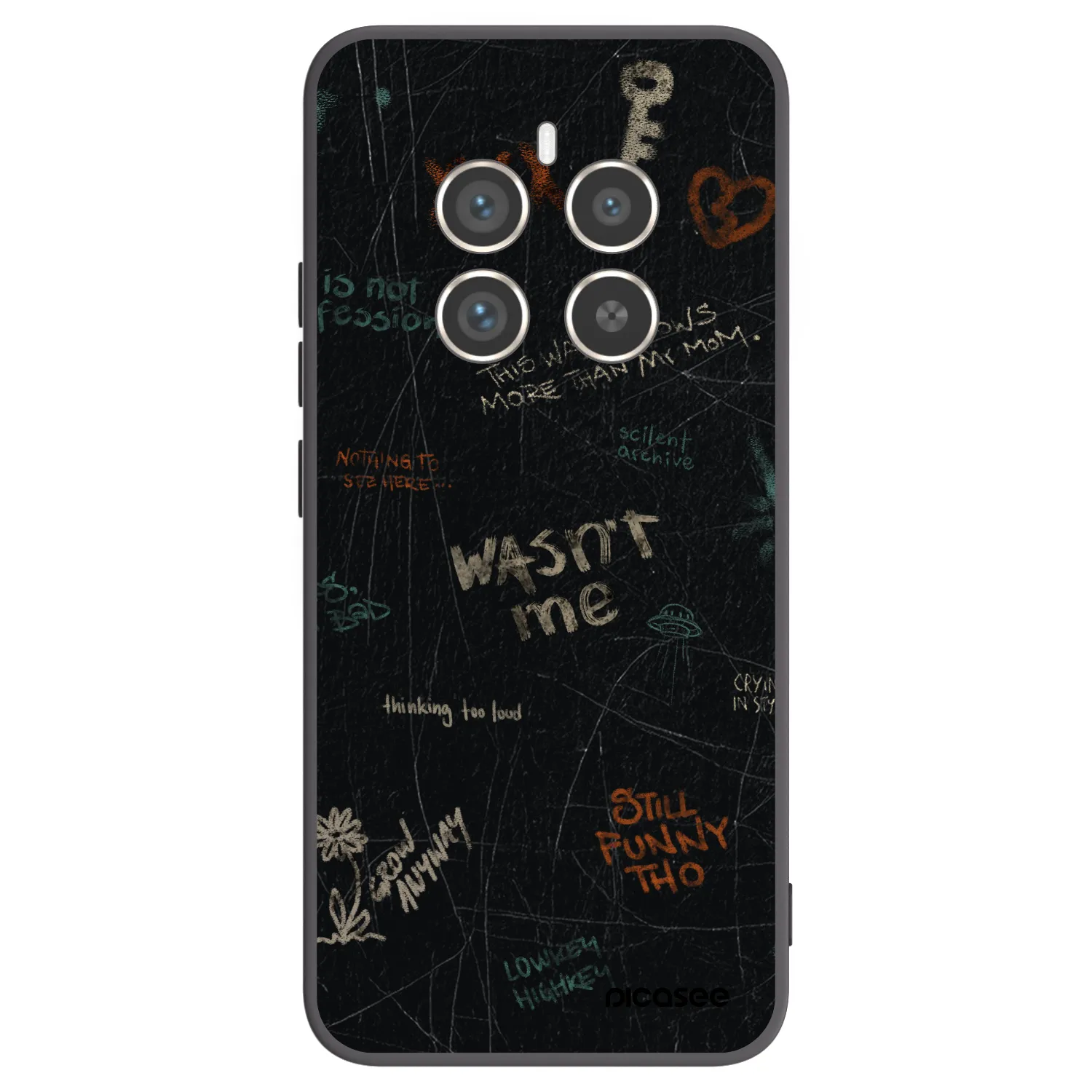 Picasee husă neagră din silicon pentru Realme 12 Pro 5G - CONFESSION
