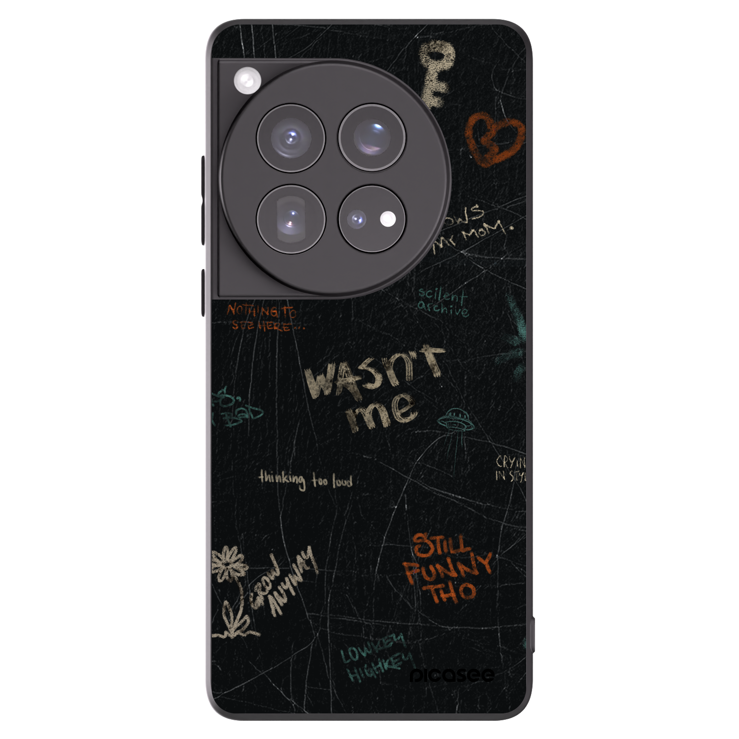 Picasee husă neagră din silicon pentru OnePlus 12 5G - CONFESSION