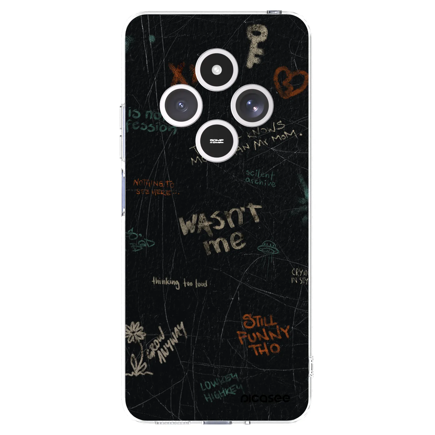 Picasee husă transparentă din silicon pentru Xiaomi Redmi 14C - CONFESSION