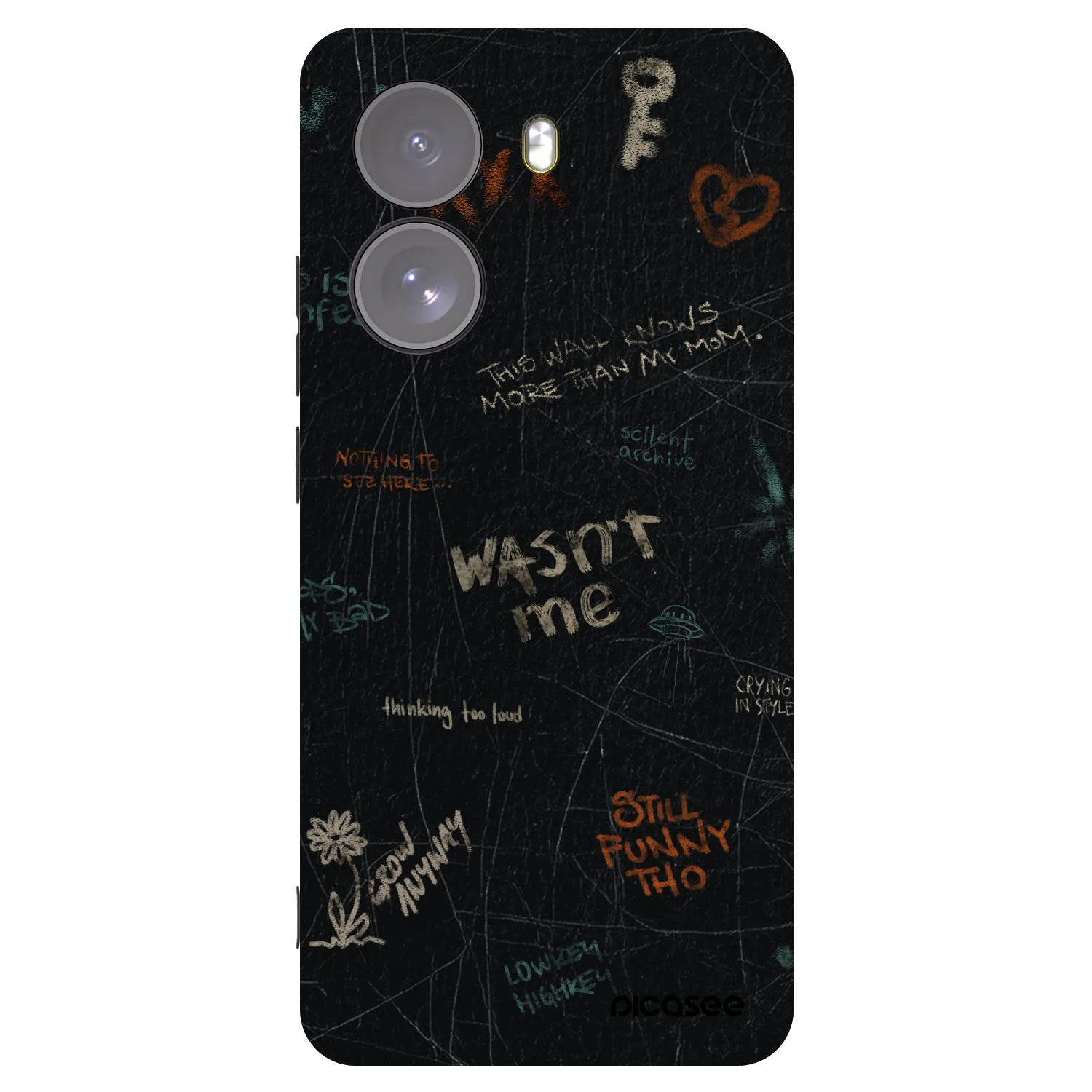 Picasee husă neagră din silicon pentru Xiaomi Poco X7 - CONFESSION