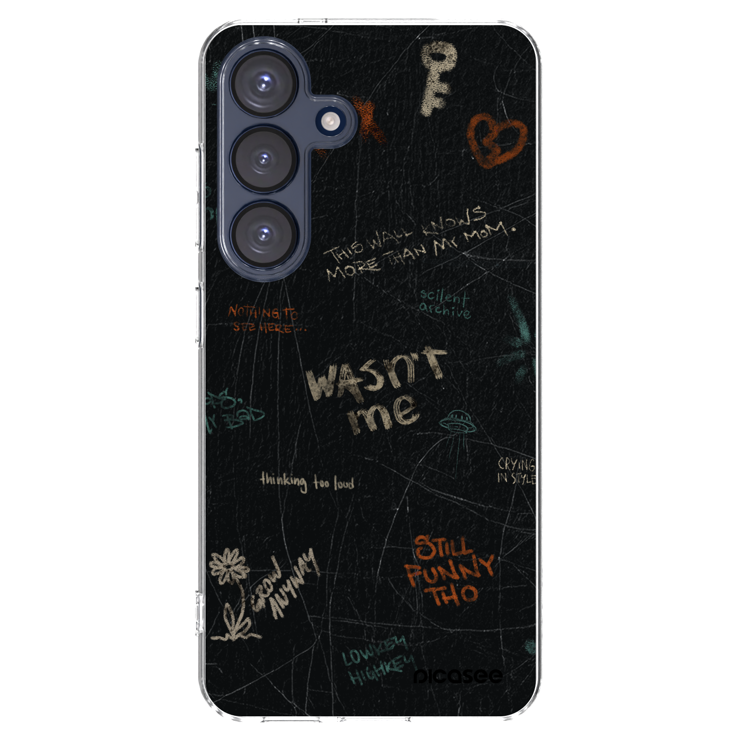 Picasee husă transparentă din silicon pentru Samsung Galaxy S25 5G - CONFESSION