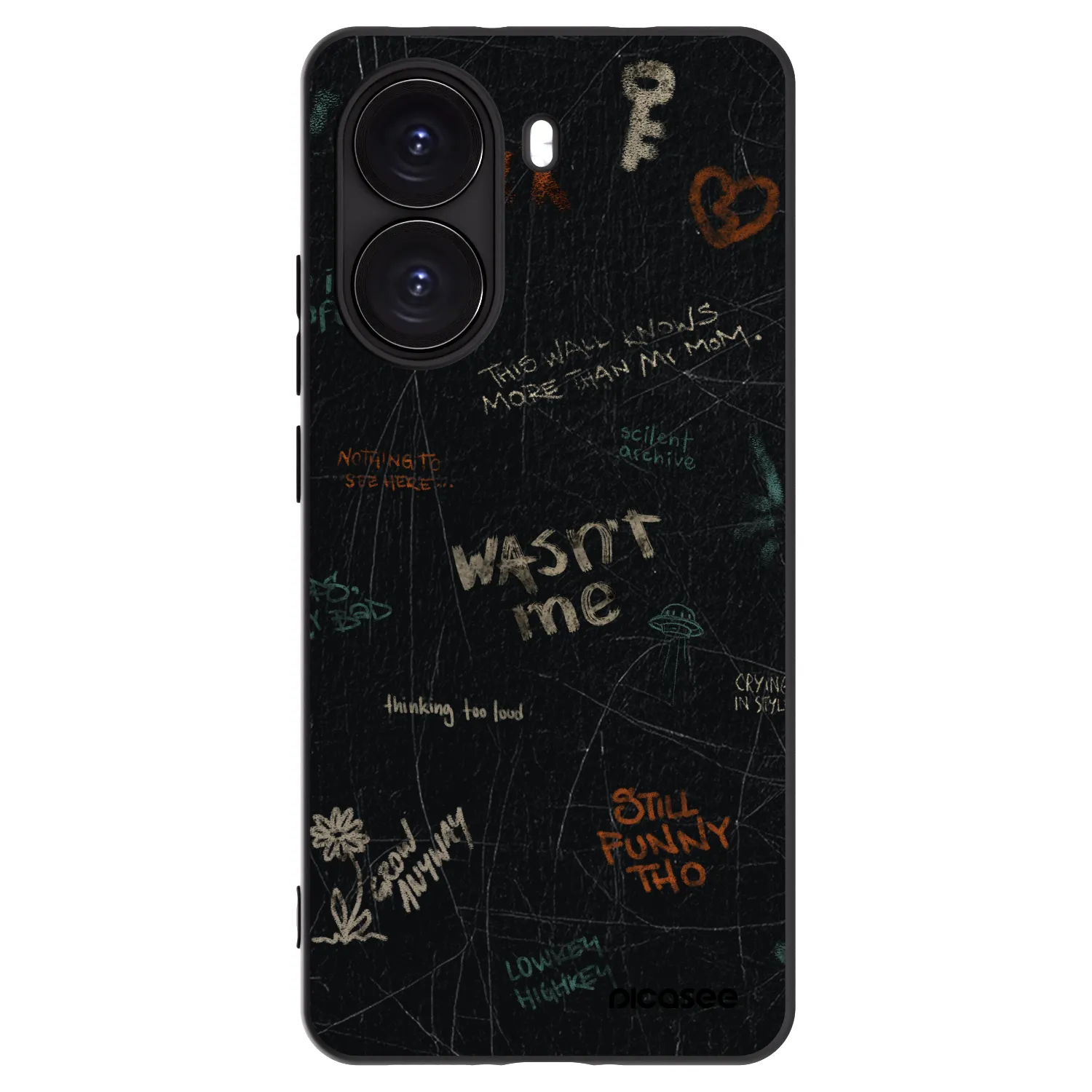 Picasee husă neagră din silicon pentru Xiaomi Poco X7 Pro 5G - CONFESSION