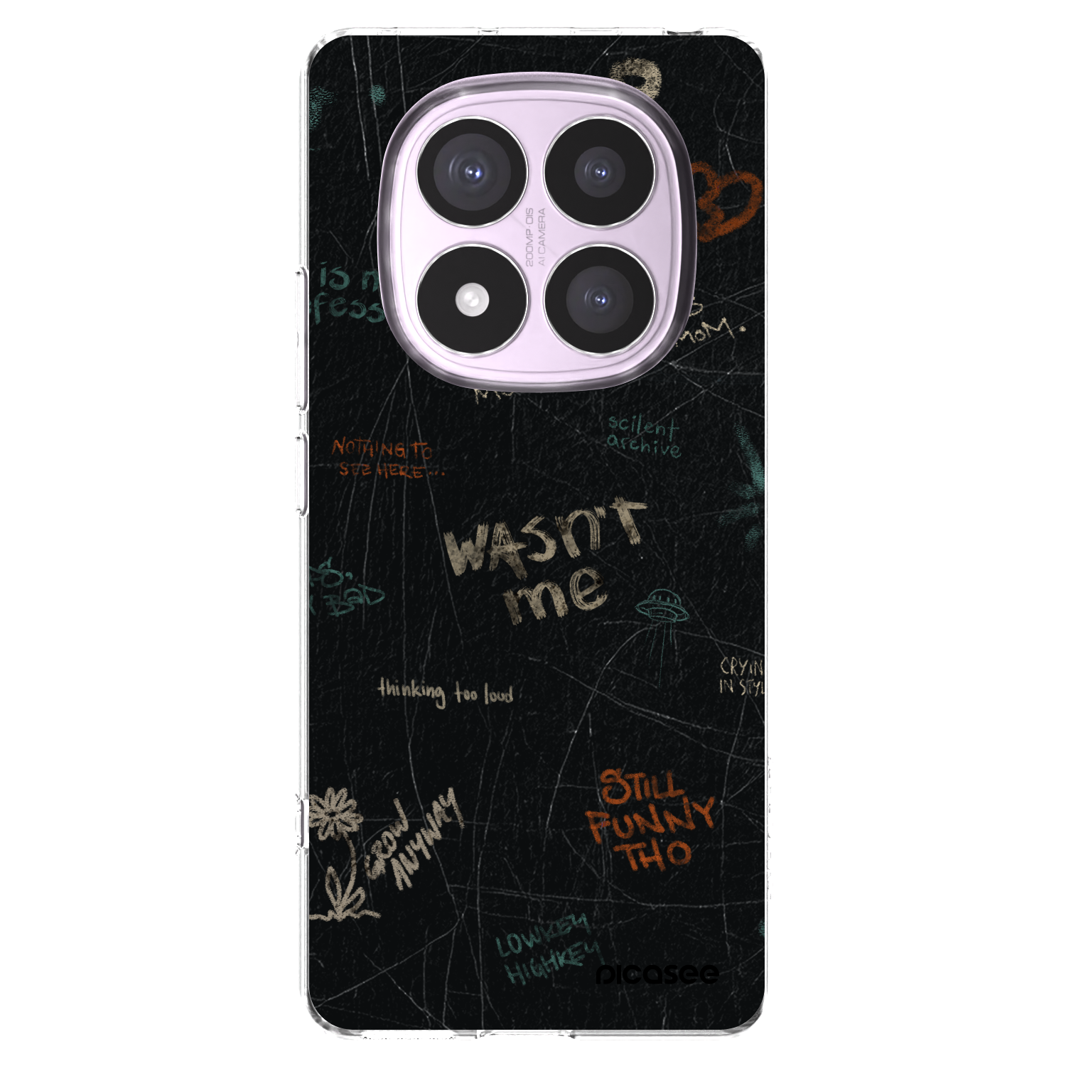 Picasee husă transparentă din silicon pentru Xiaomi Redmi Note 14 Pro 4G - CONFESSION