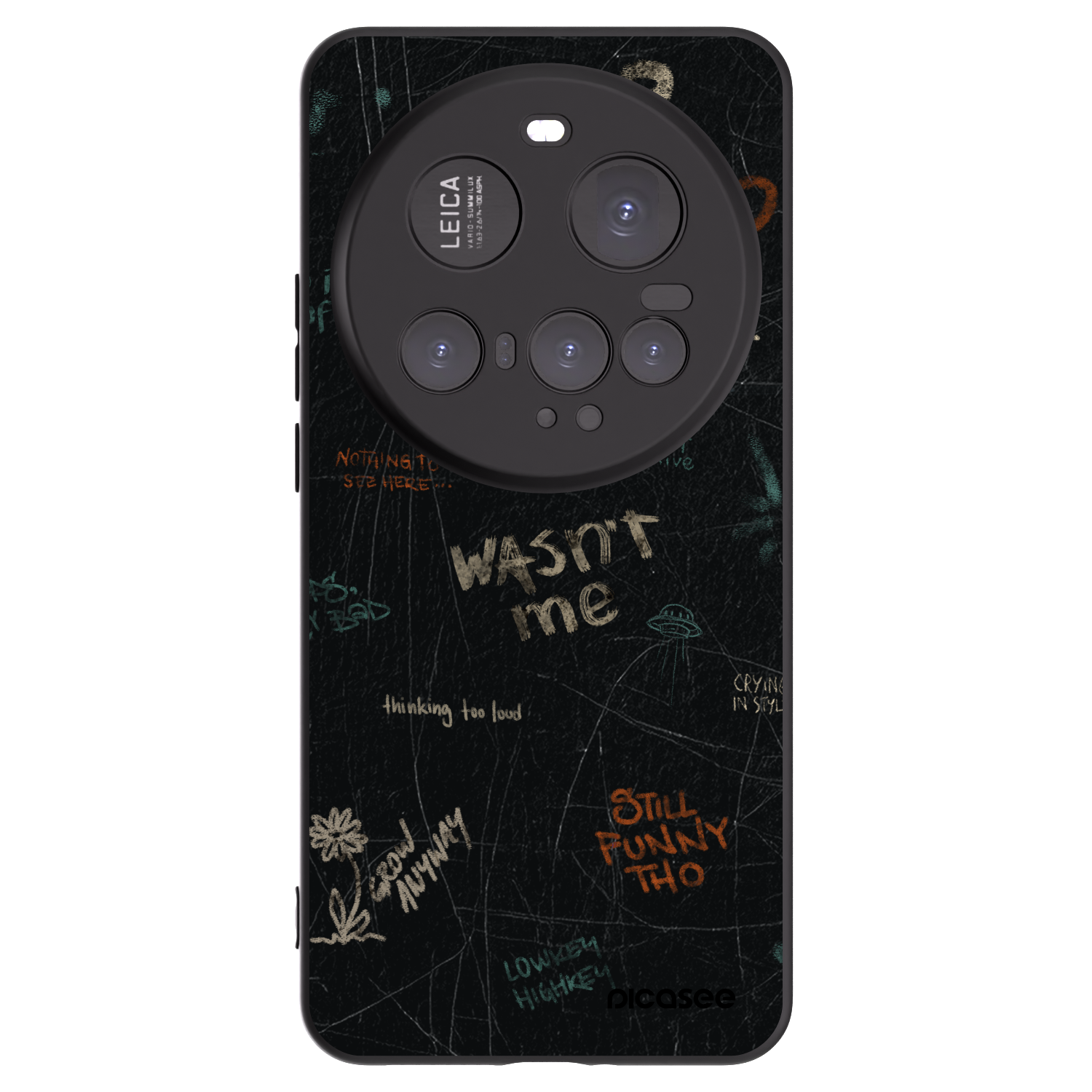 Picasee husă neagră din silicon pentru Xiaomi 15 Ultra - CONFESSION