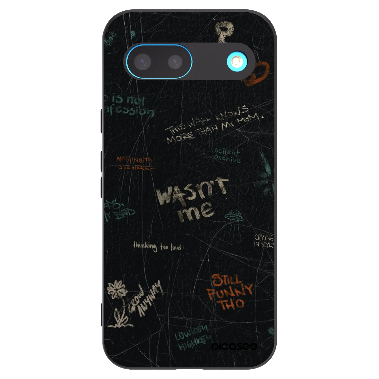 Picasee husă neagră din silicon pentru Google Pixel 8 - CONFESSION