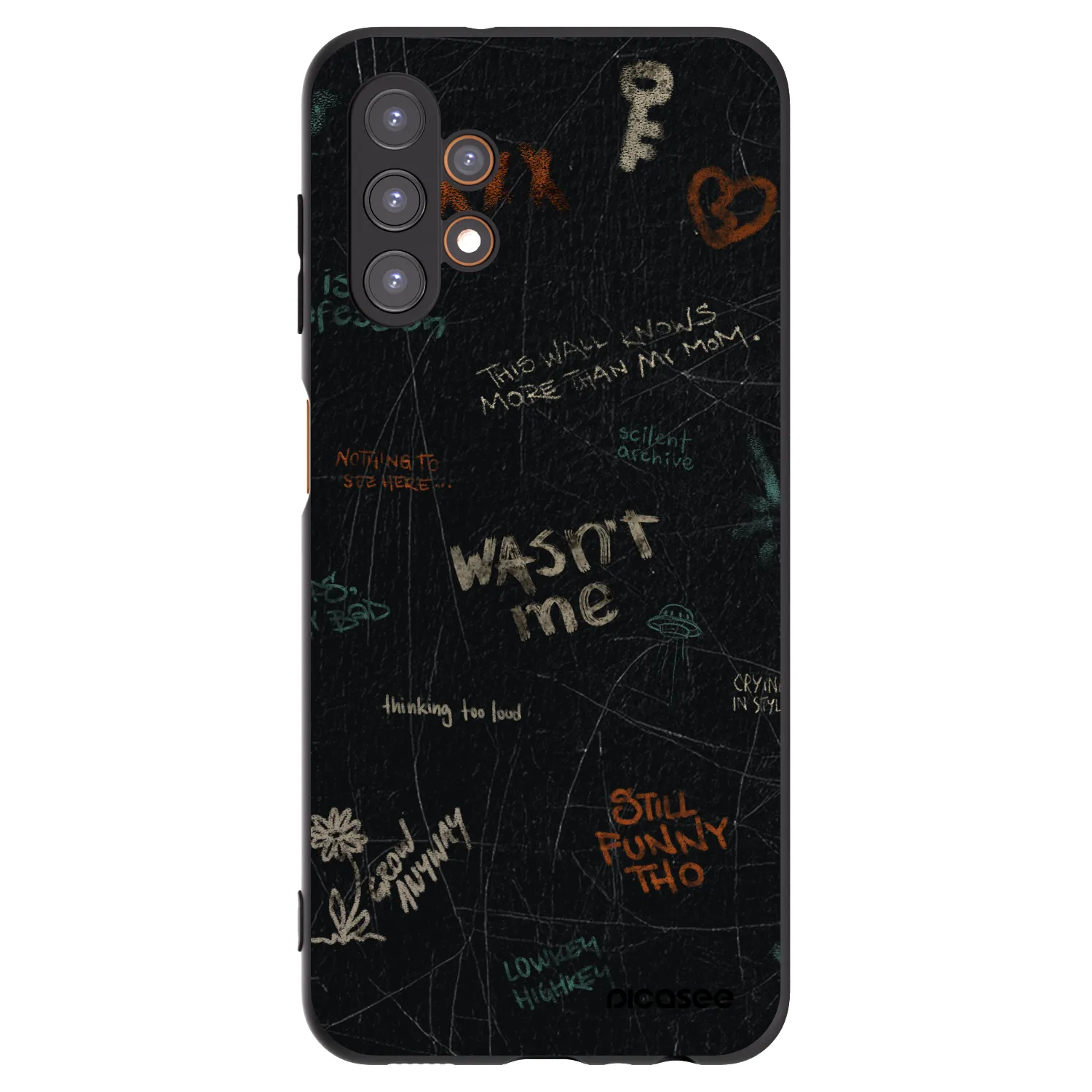 Picasee husă neagră din silicon pentru Samsung Galaxy A13 5G - CONFESSION