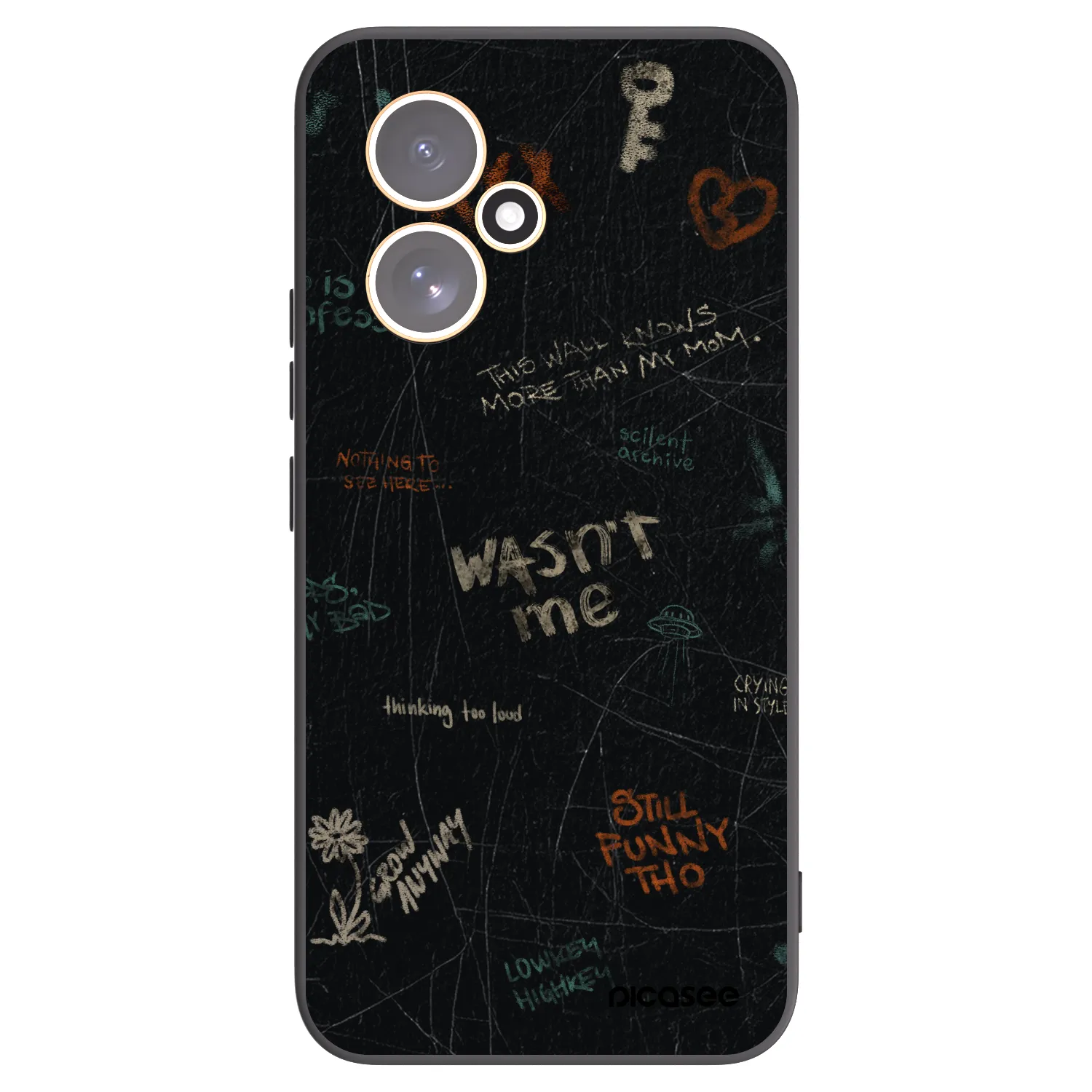 Picasee husă neagră din silicon pentru Honor 400 5G - CONFESSION