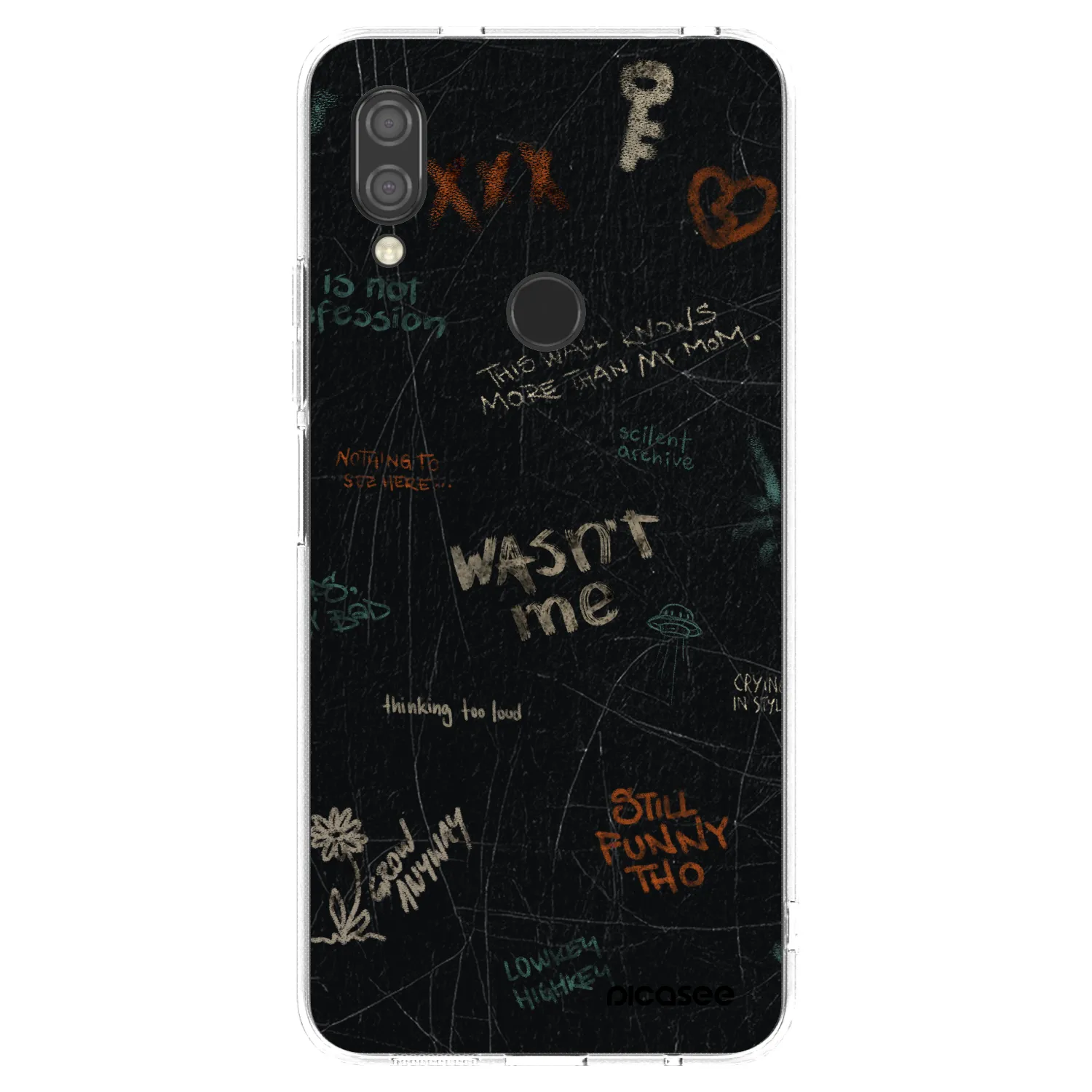 Picasee husă transparentă din silicon pentru Xiaomi Redmi 7 - CONFESSION