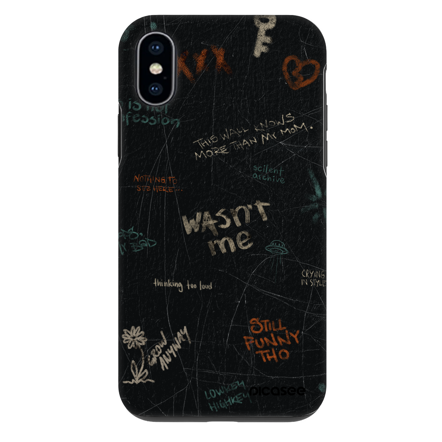 Picasee Fashion Case pentru Apple iPhone X/XS - CONFESSION
