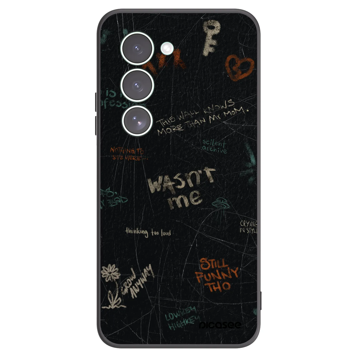 Picasee husă neagră din silicon pentru Xiaomi Redmi 15 5G - CONFESSION