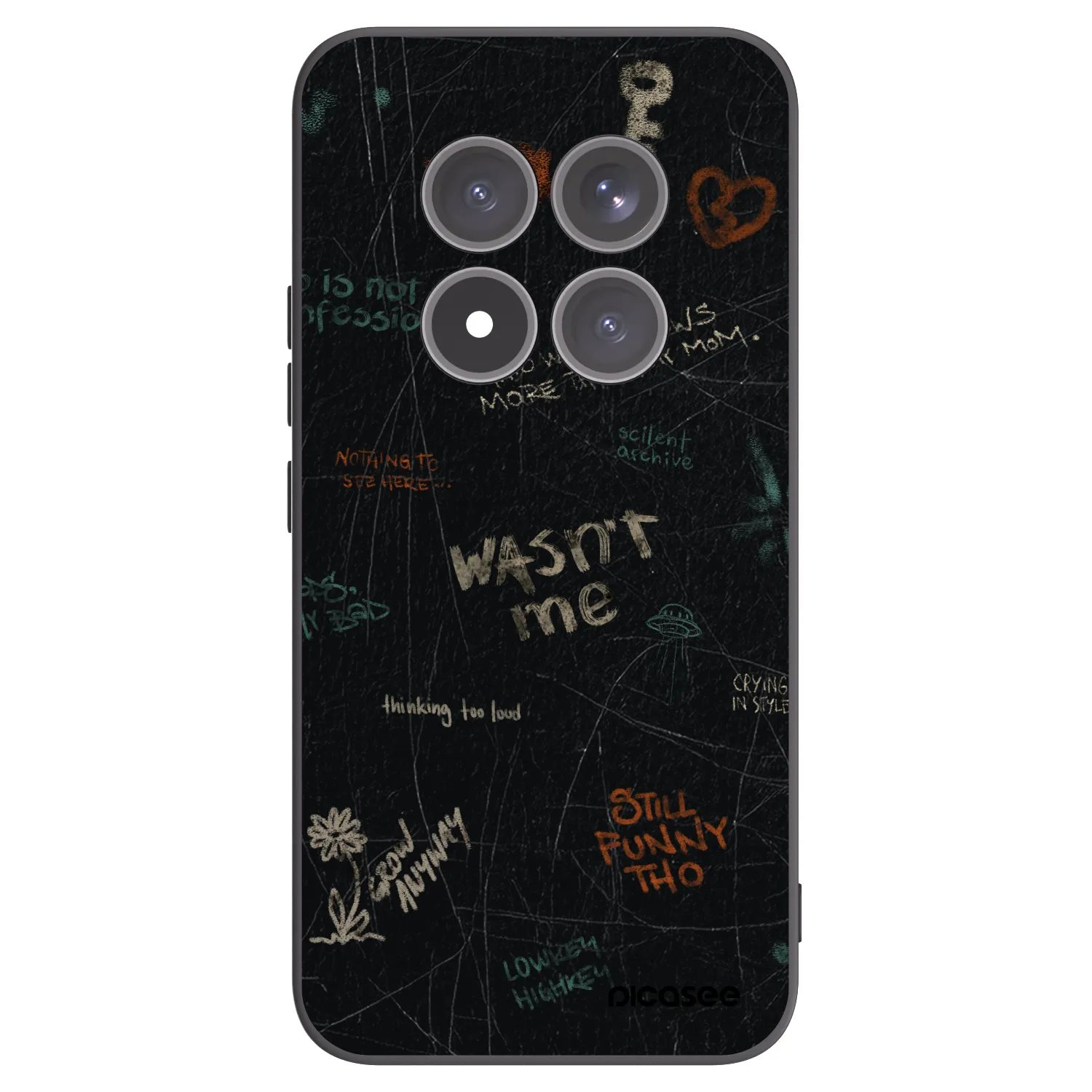 Picasee husă neagră din silicon pentru Xiaomi Redmi Note 15 Pro+ - CONFESSION