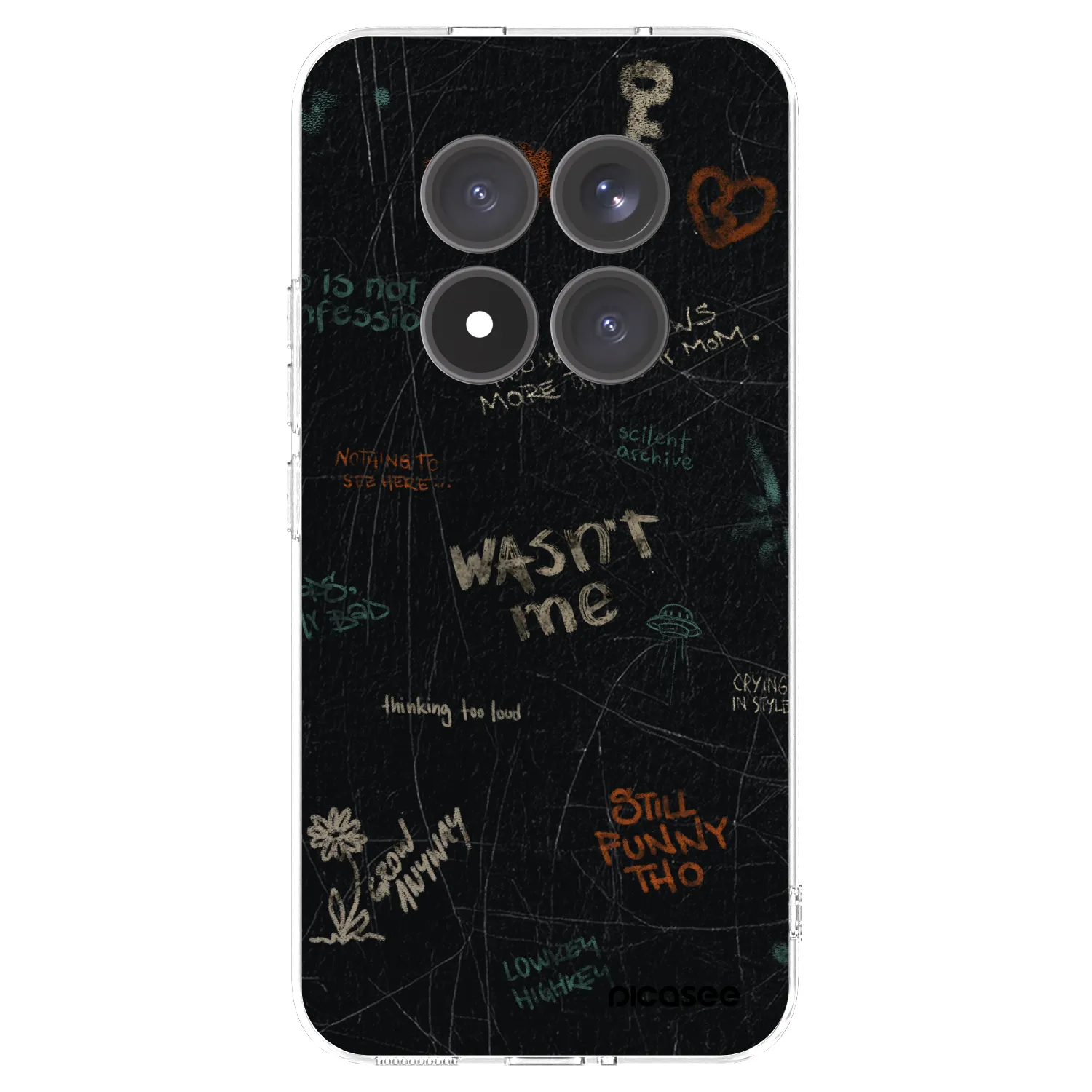 Picasee husă transparentă din silicon pentru Xiaomi Redmi Note 15 Pro+ - CONFESSION