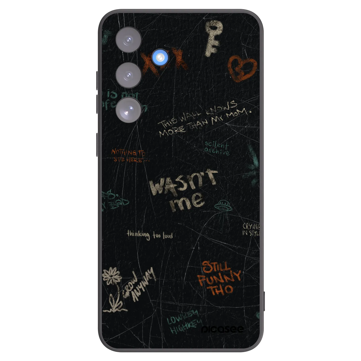Picasee husă neagră din silicon pentru Samsung Galaxy S25 FE 5G - CONFESSION