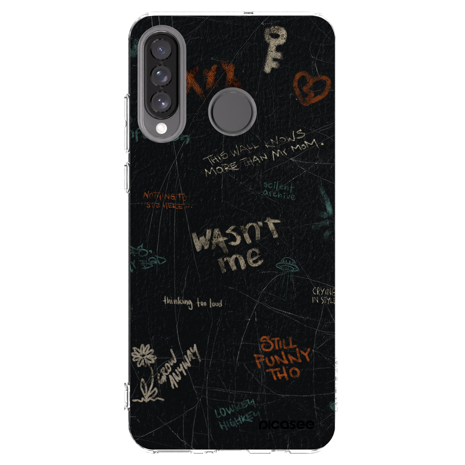 Picasee husă transparentă din silicon pentru Huawei P30 Lite - CONFESSION
