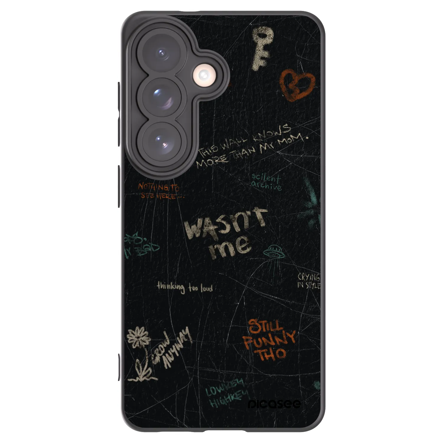Picasee husă neagră din silicon pentru Samsung Galaxy S26 - CONFESSION