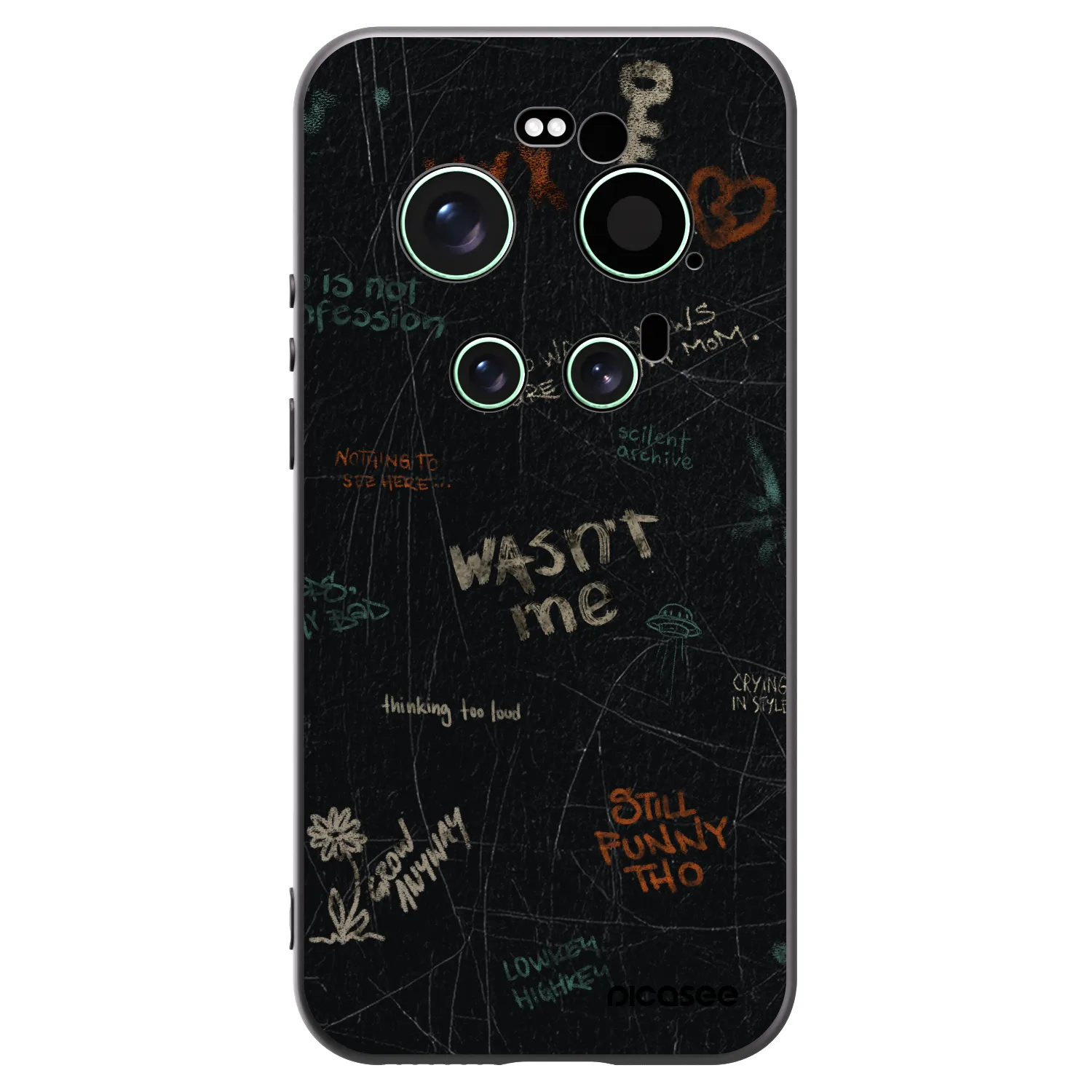 Picasee husă neagră din silicon pentru Xiaomi 17 Ultra - CONFESSION