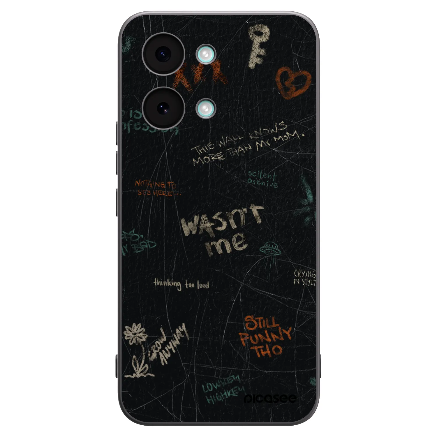Picasee husă neagră din silicon pentru Xiaomi Poco X8 Pro Max - CONFESSION