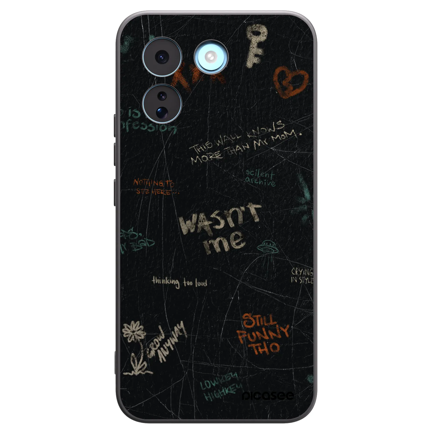 Picasee husă neagră din silicon pentru Xiaomi Redmi Note 17 Pro MAX 5G - CONFESSION