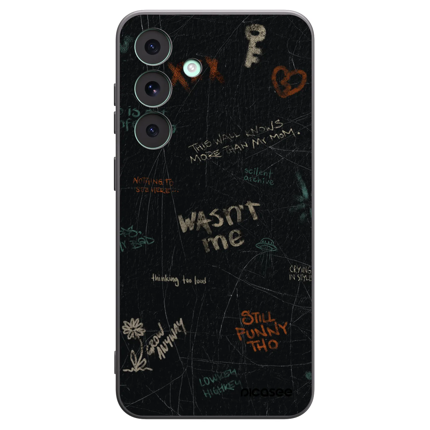 Picasee husă neagră din silicon pentru Samsung Galaxy S26 FE - CONFESSION