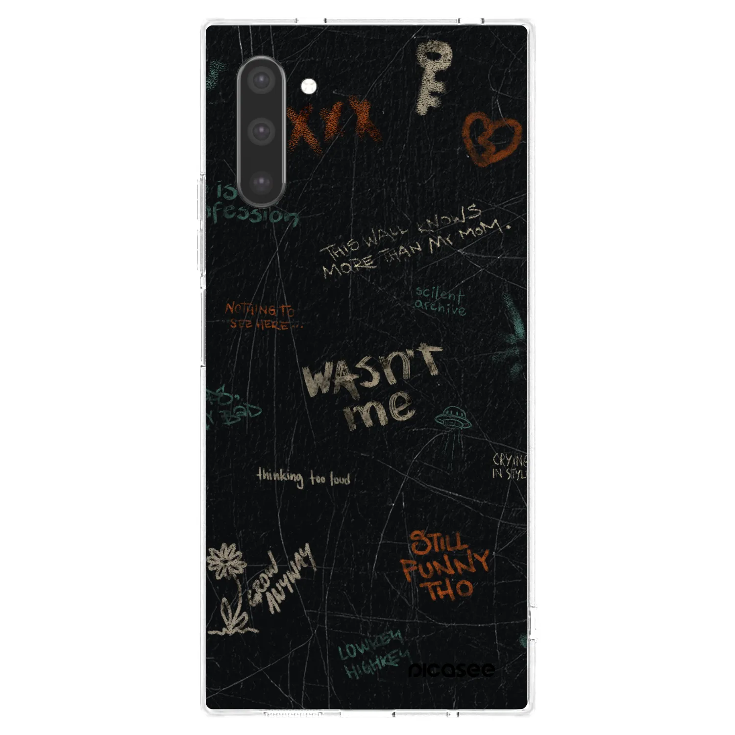 Picasee husă transparentă din silicon pentru Samsung Galaxy Note 10 N970F - CONFESSION