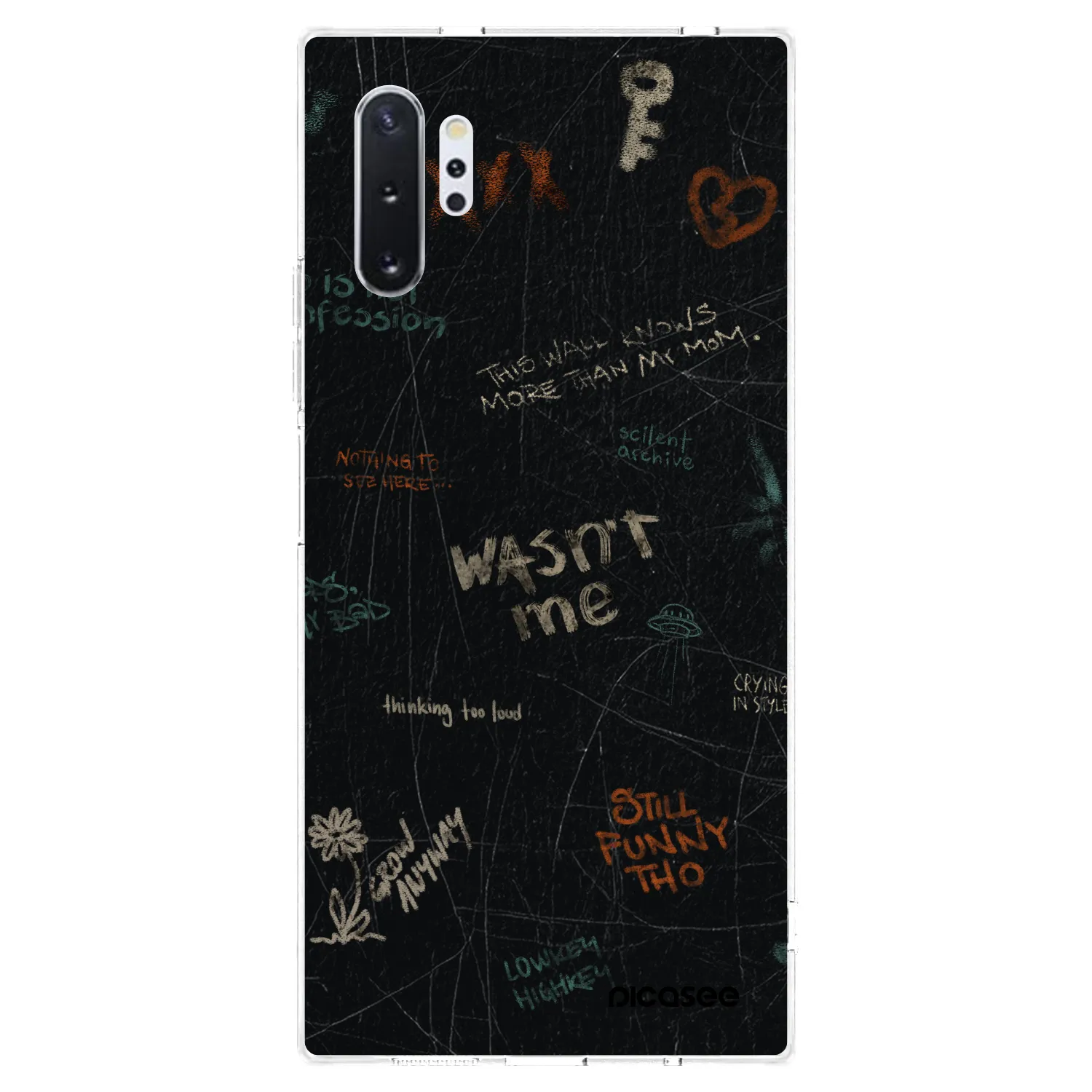 Picasee husă transparentă din silicon pentru Samsung Galaxy Note 10+ N975F - CONFESSION