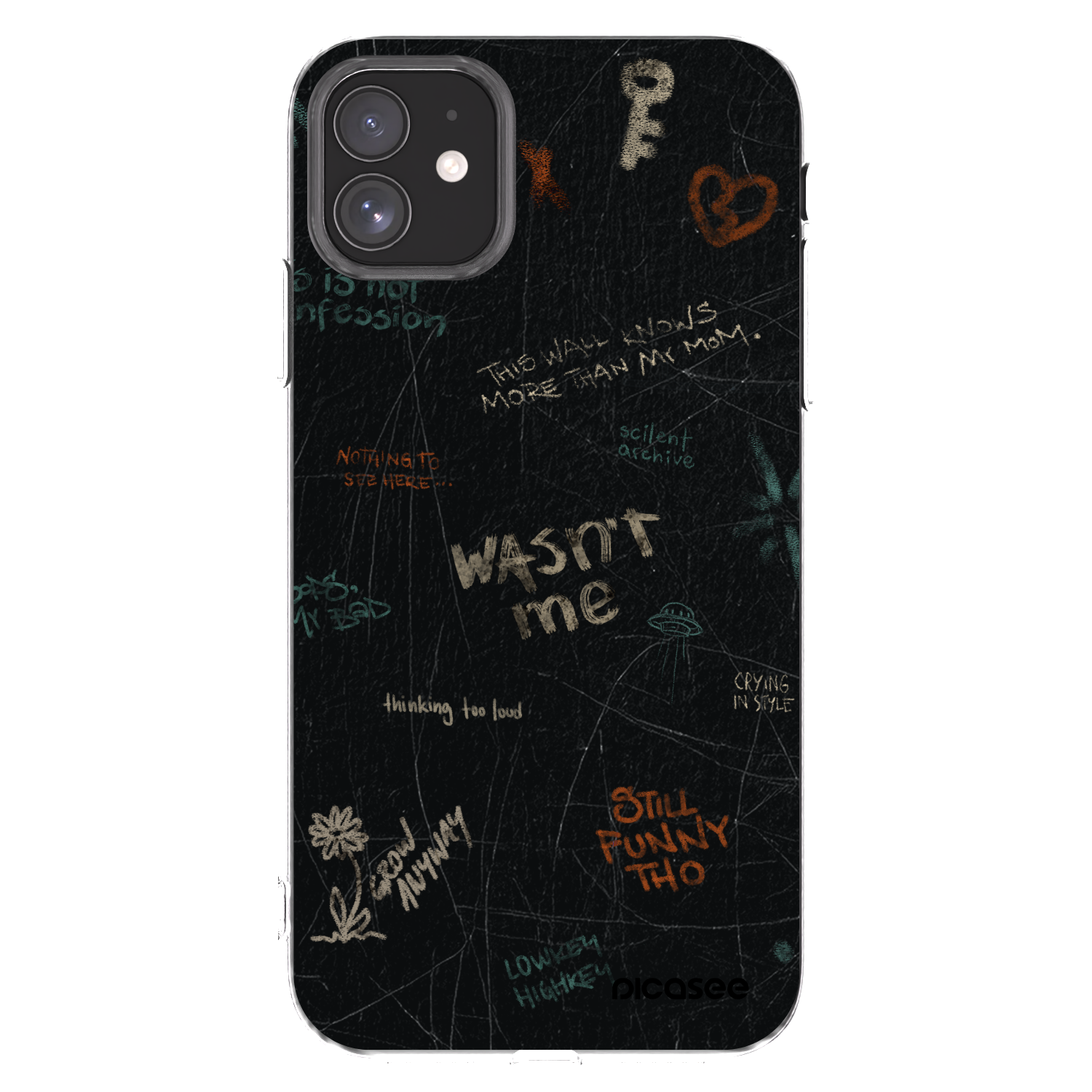 Picasee husă transparentă din silicon pentru Apple iPhone 11 - CONFESSION