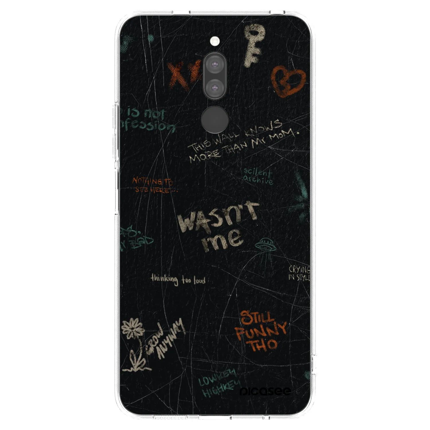 Picasee husă transparentă din silicon pentru Xiaomi Redmi 8 - CONFESSION